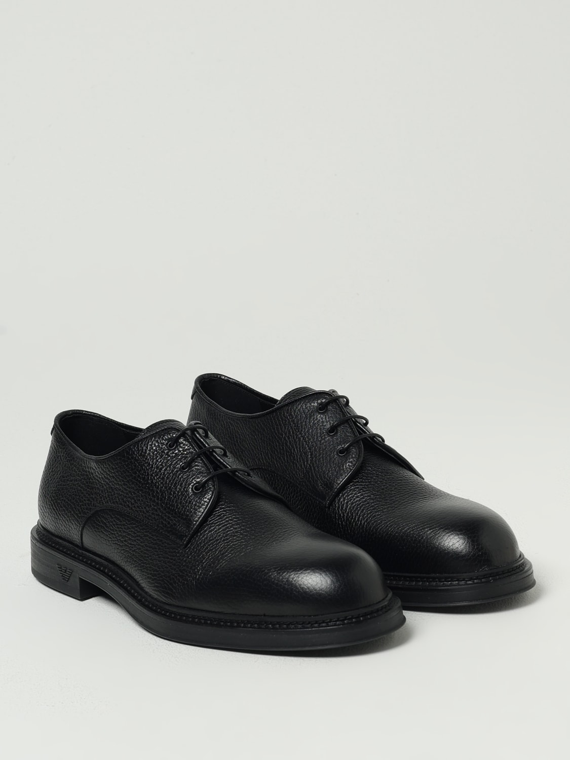 EMPORIO ARMANI BROGUE SHOES: Shoes men Emporio Armani, Black - Img 2
