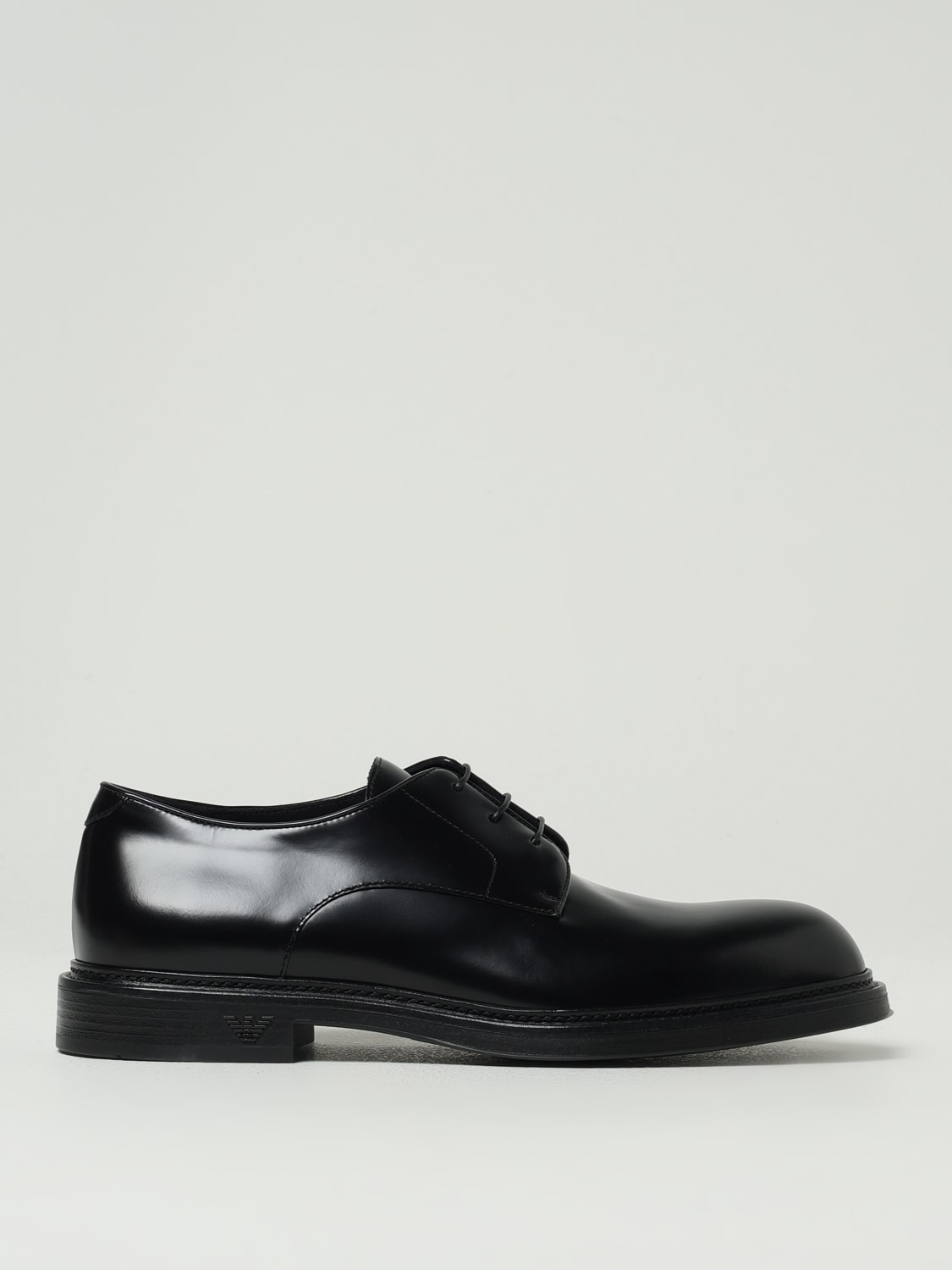 EMPORIO ARMANI BROGUE SHOES: Shoes men Emporio Armani, Black - Img 1