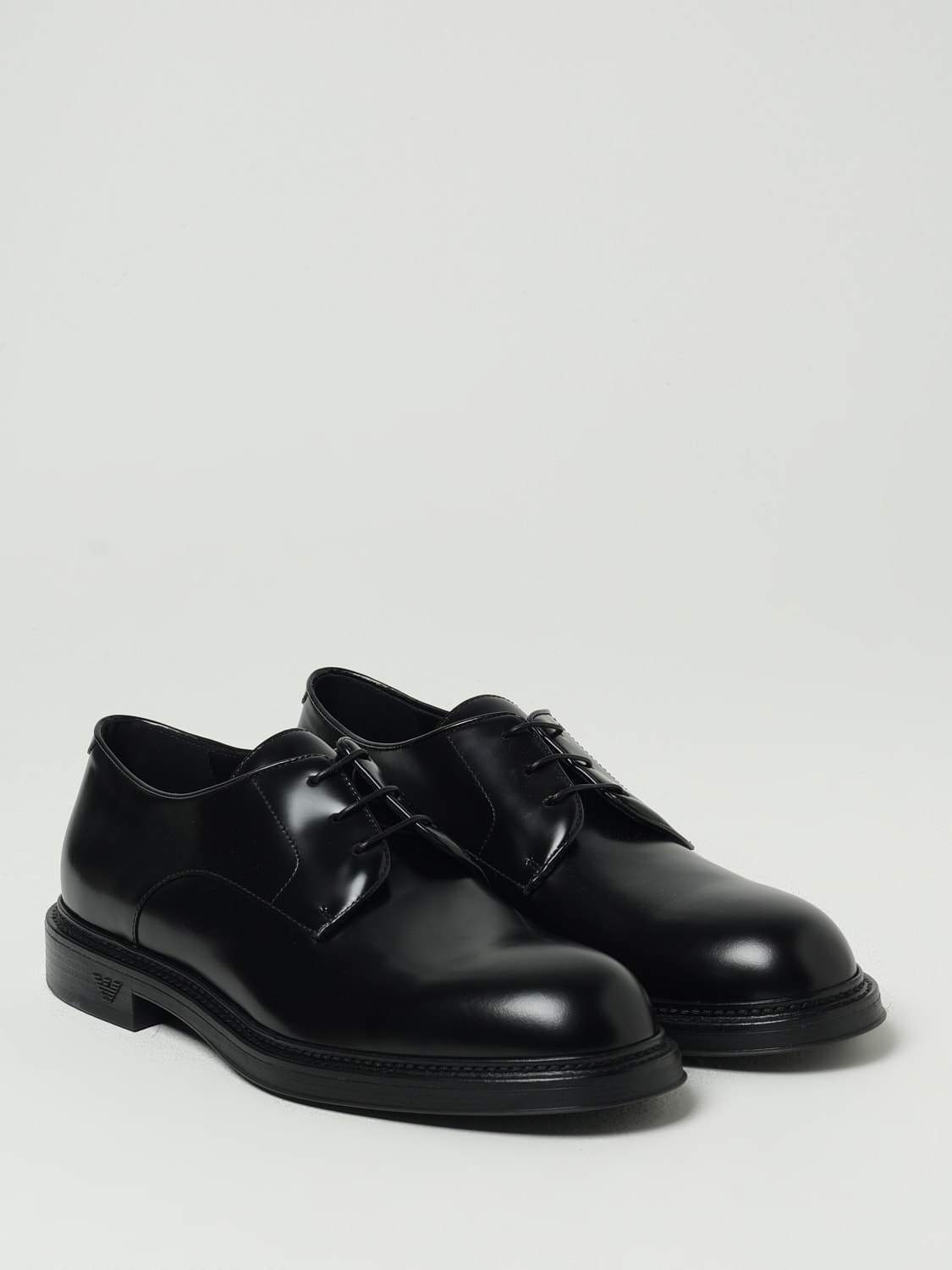 EMPORIO ARMANI BROGUE SHOES: Shoes men Emporio Armani, Black - Img 2