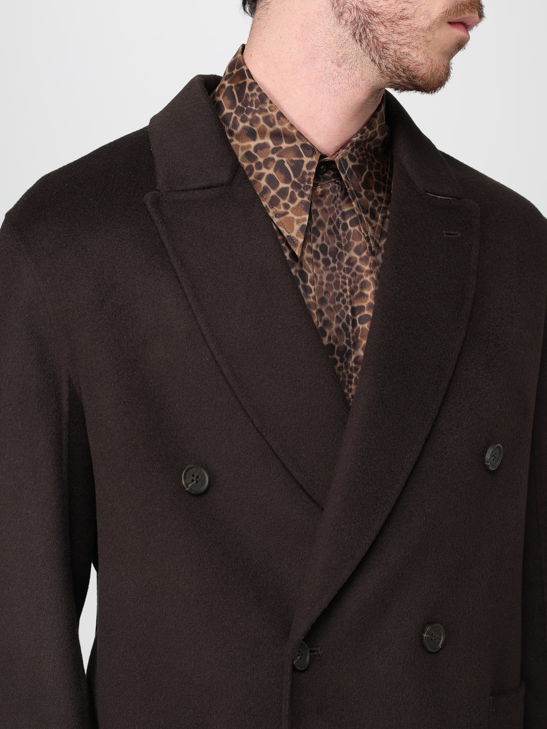 EMPORIO ARMANI JACKET: Blazer men Emporio Armani, Brown - Img 4