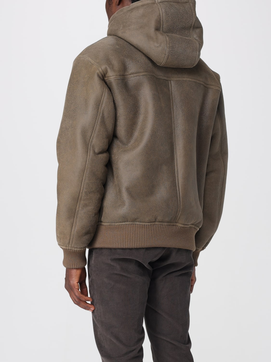 EMPORIO ARMANI JACKE: Jacke herren Emporio Armani, Leder - Img 2