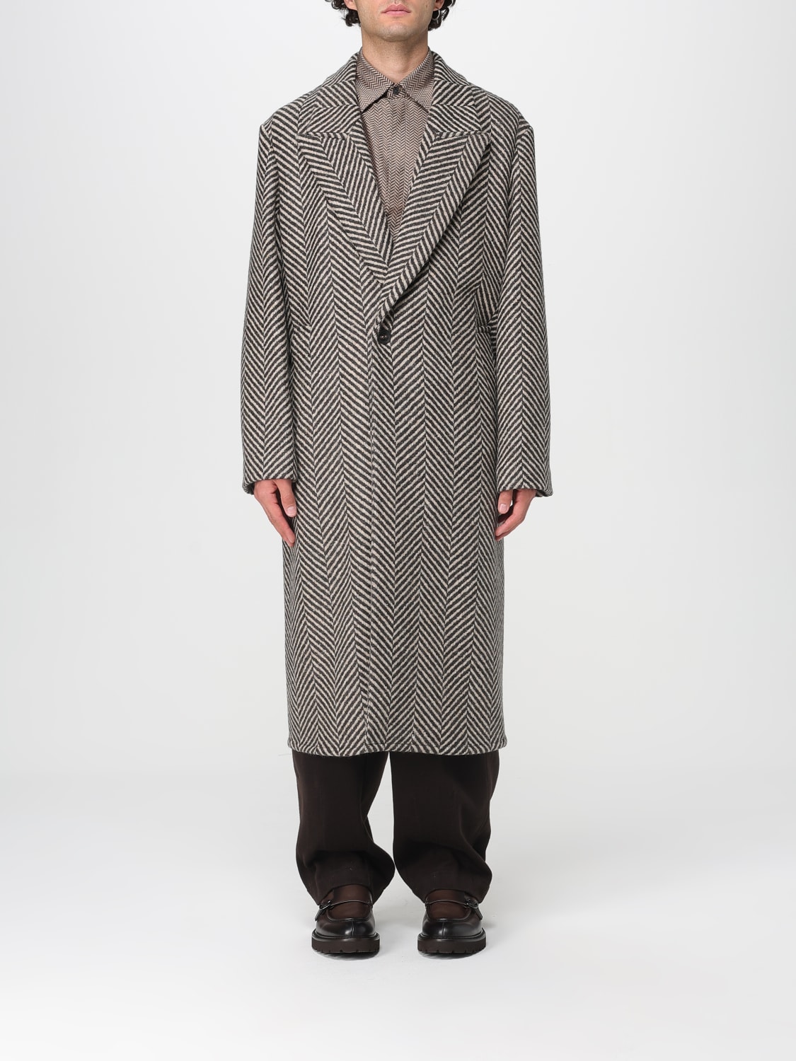 EMPORIO ARMANI ABRIGO: Abrigo hombre Emporio Armani, Gris - Img 1