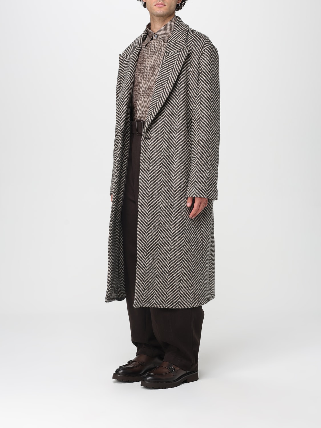 EMPORIO ARMANI ABRIGO: Abrigo hombre Emporio Armani, Gris - Img 4