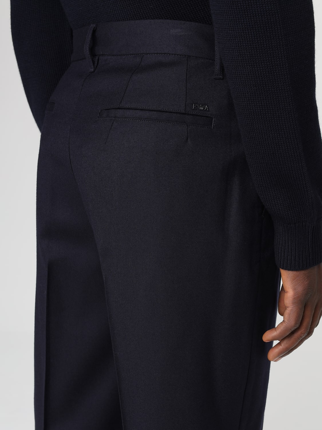 EMPORIO ARMANI PANTS: Pants men Emporio Armani, Blue - Img 3