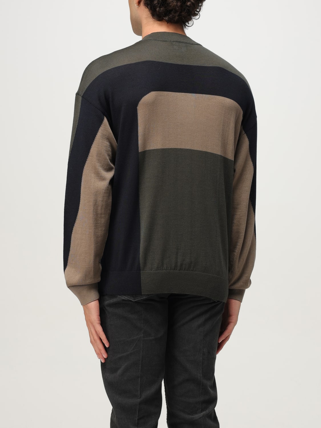 EMPORIO ARMANI SWEATER: Sweater men Emporio Armani, Grey - Img 2