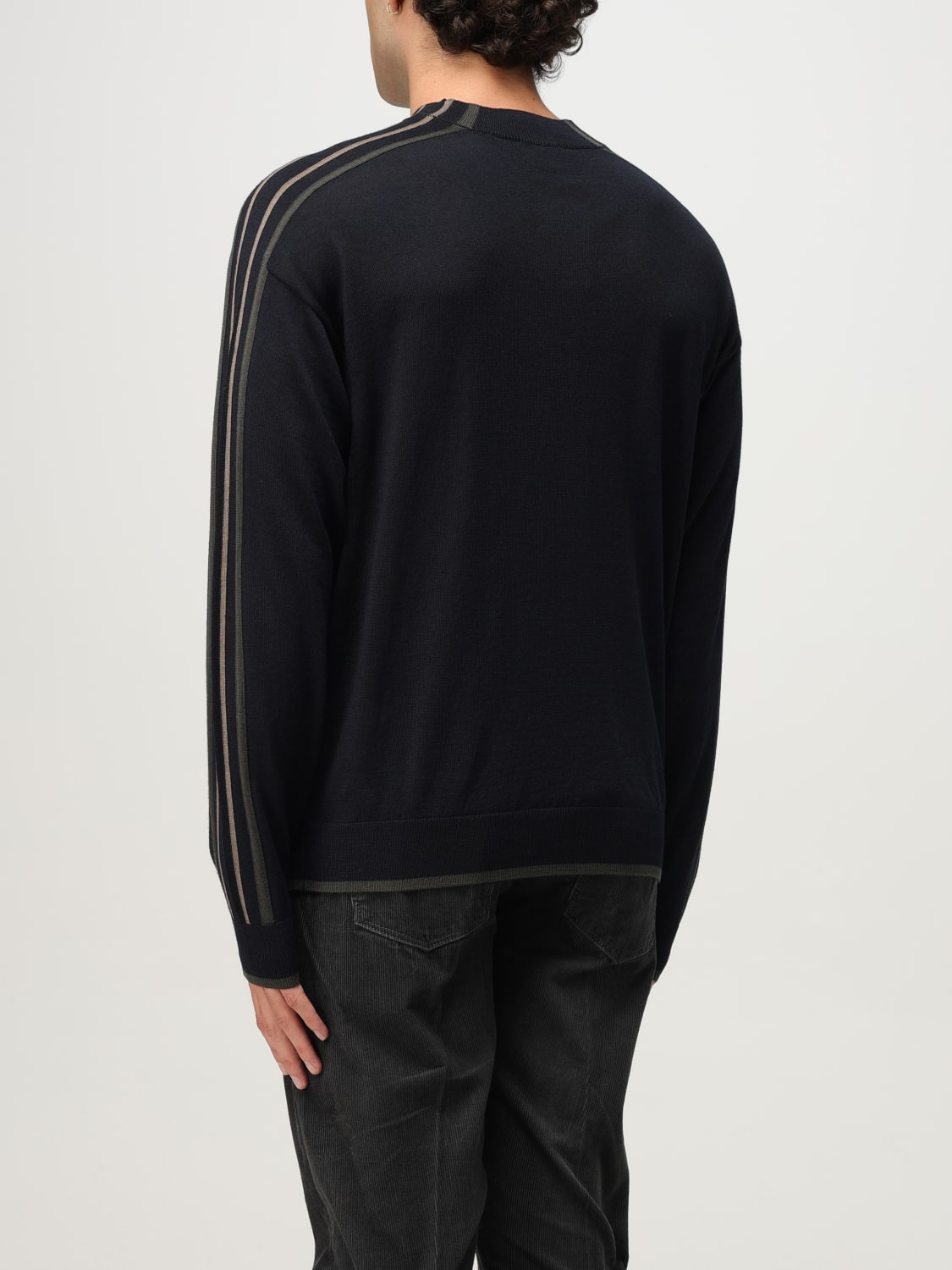 EMPORIO ARMANI SWEATER: Sweater men Emporio Armani, Navy - Img 2