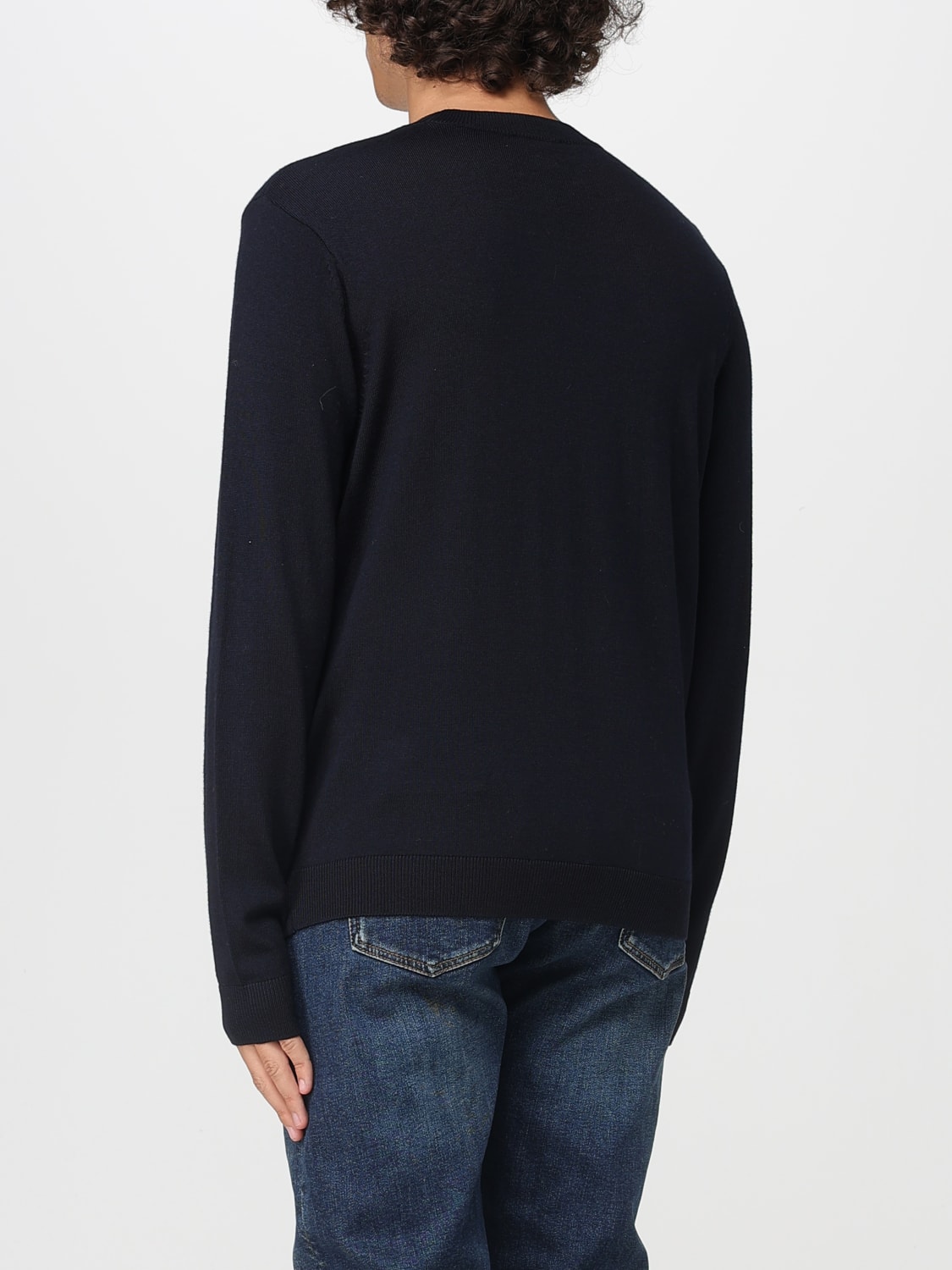 EMPORIO ARMANI SWEATER: Sweater men Emporio Armani, Blue - Img 2
