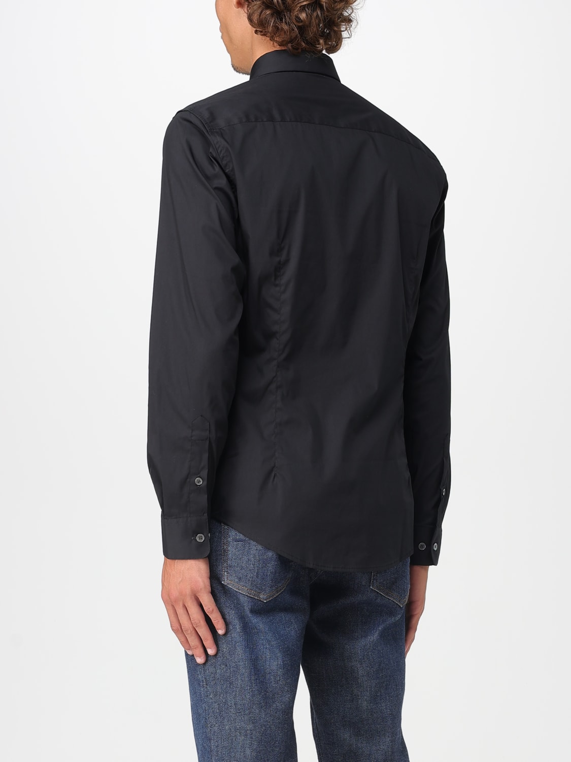 EMPORIO ARMANI HEMD: Hemd herren Emporio Armani, Schwarz - Img 2