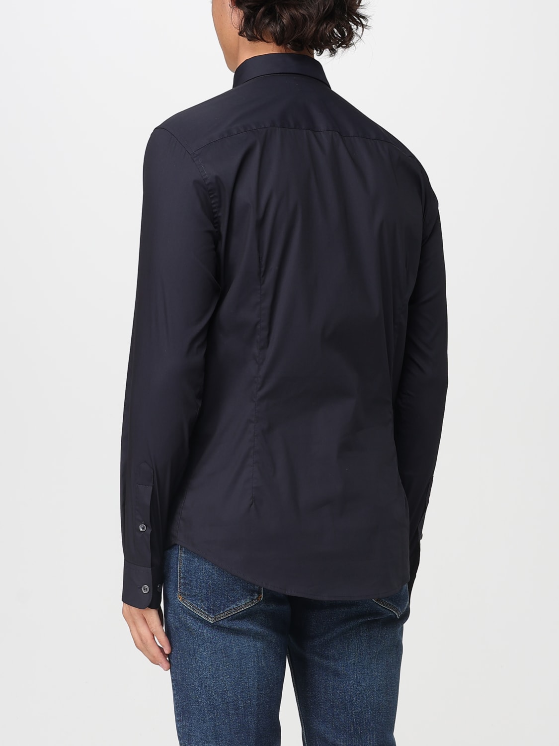 EMPORIO ARMANI CHEMISE: Chemise homme Emporio Armani, Bleu - Img 2