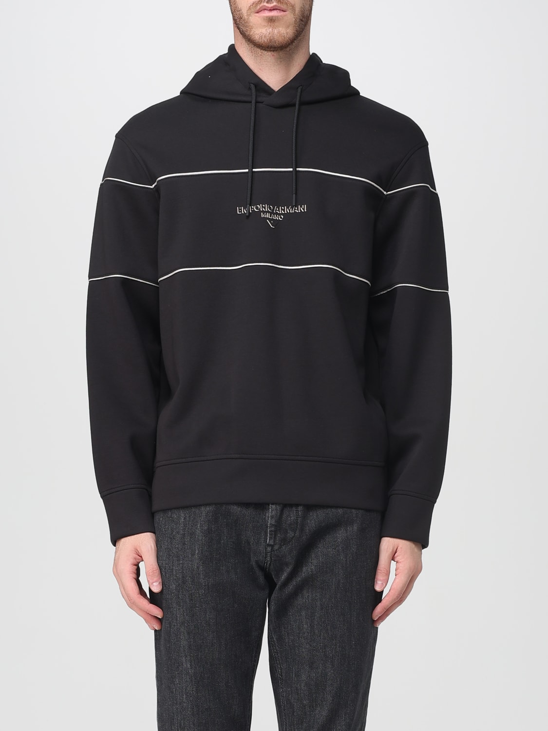 EMPORIO ARMANI SWEATSHIRT: Sweatshirt men Emporio Armani, Black - Img 1