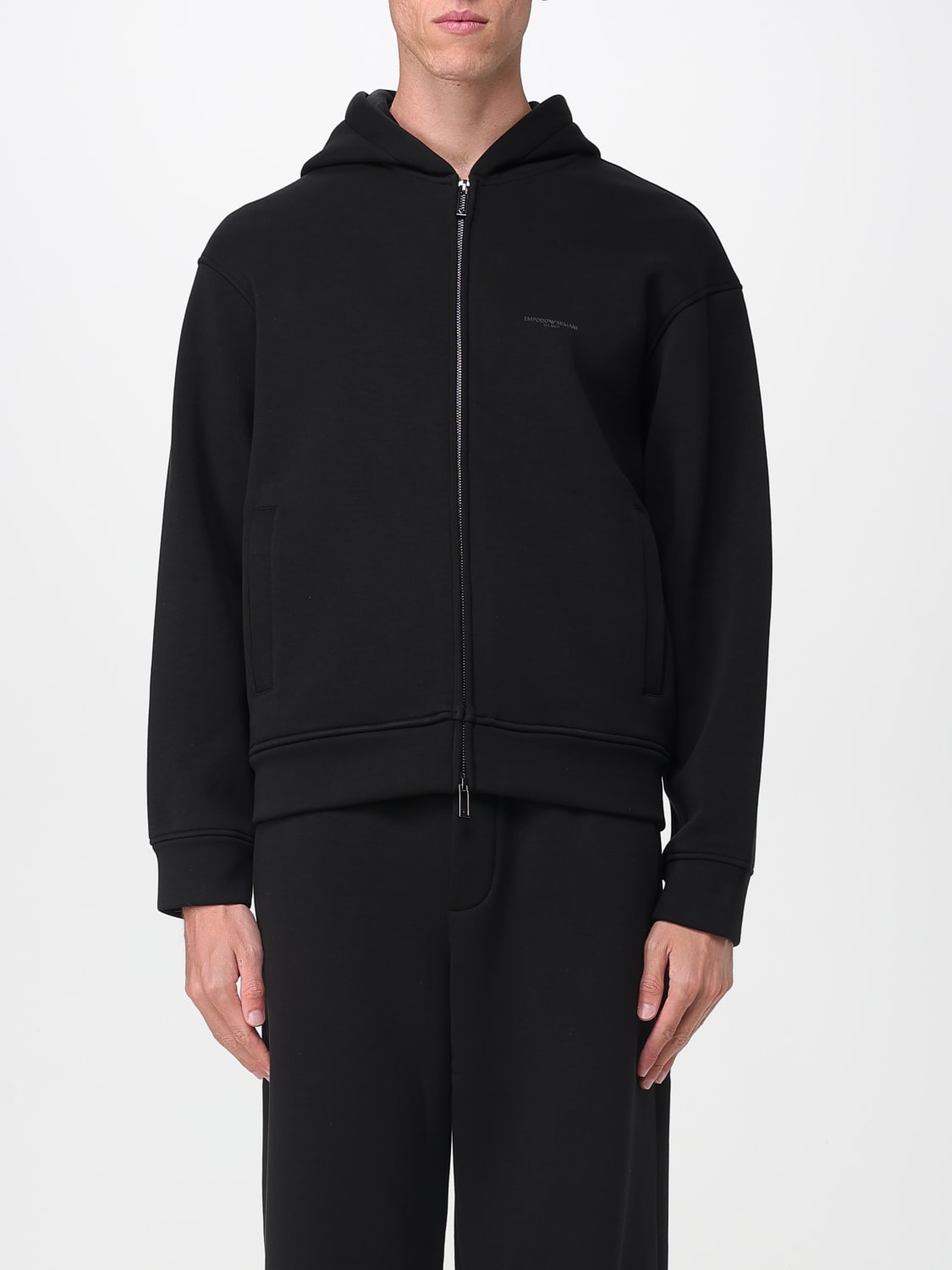 EMPORIO ARMANI SWEATSHIRT: Sweatshirt men Emporio Armani, Black 1 - Img 1