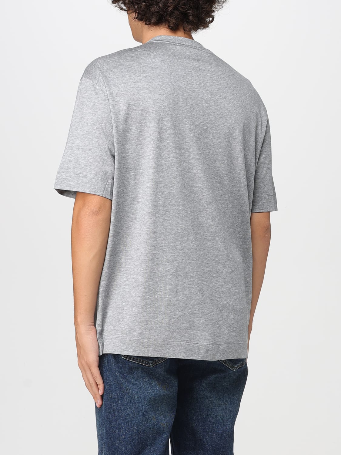 EMPORIO ARMANI CAMISETA: Camiseta hombre Emporio Armani, Gris - Img 2