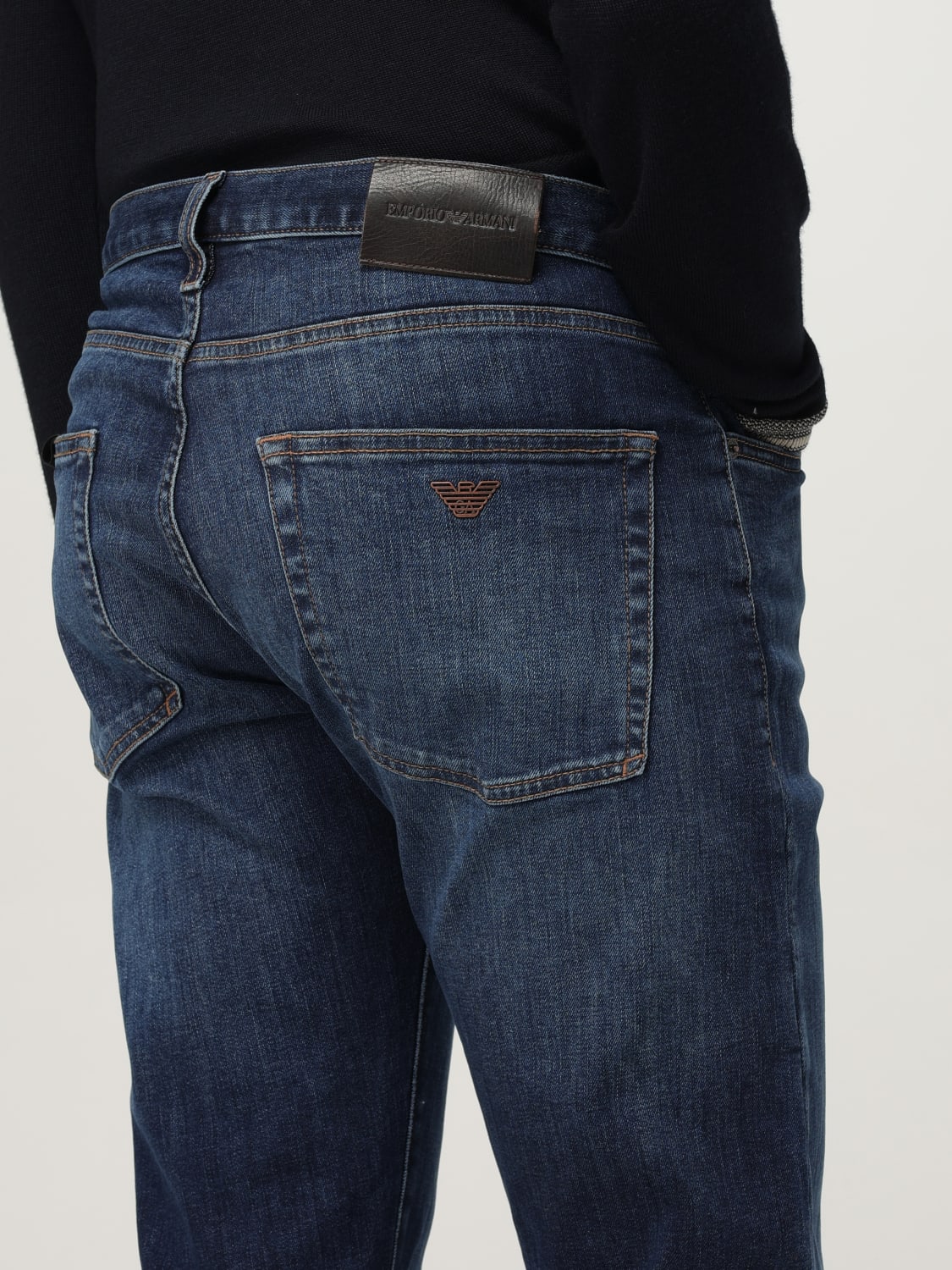 EMPORIO ARMANI JEANS: Jeans men Emporio Armani, Stone Washed - Img 3