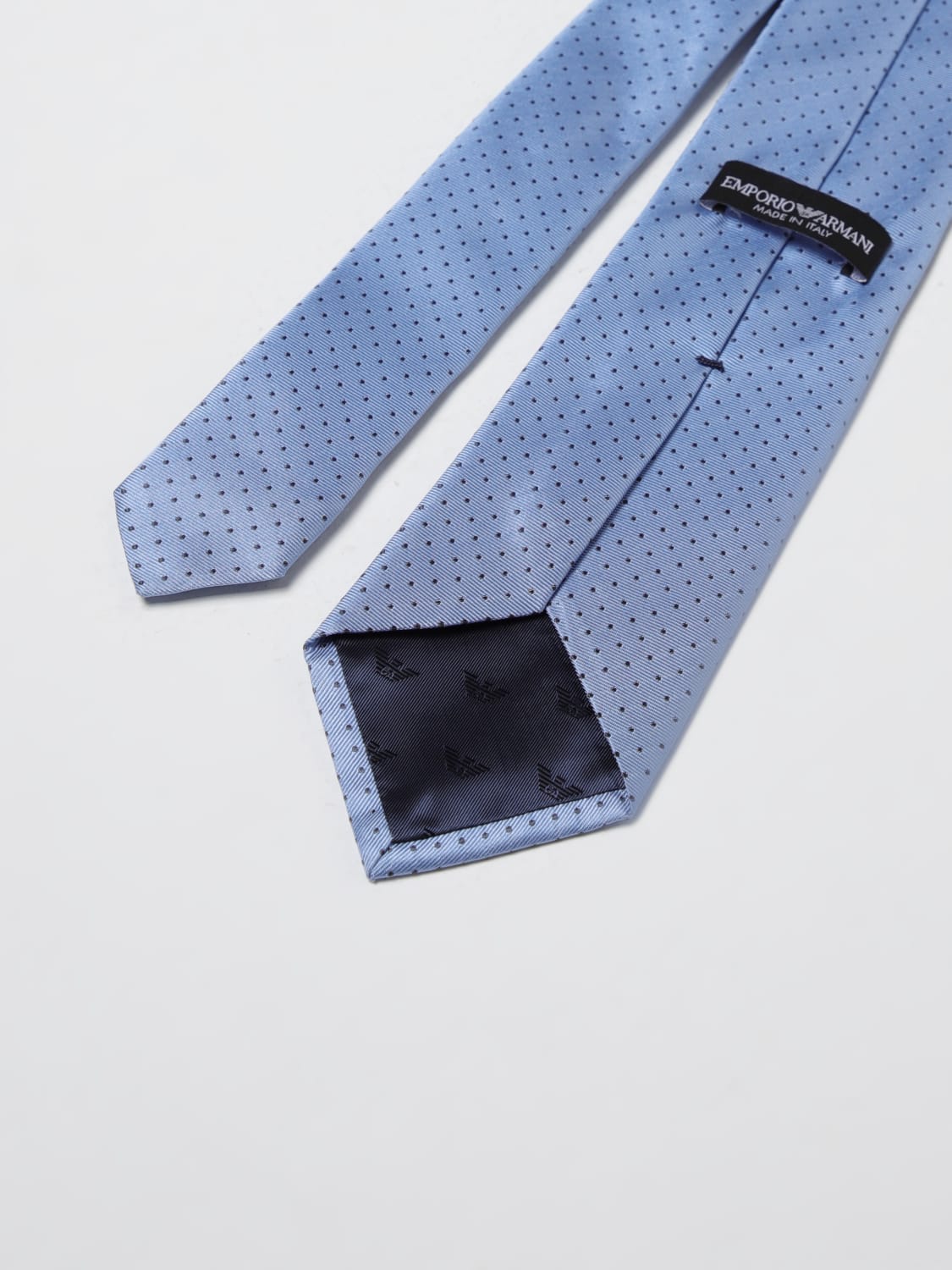 EMPORIO ARMANI TIE: Tie men Emporio Armani, Sky Blue - Img 2