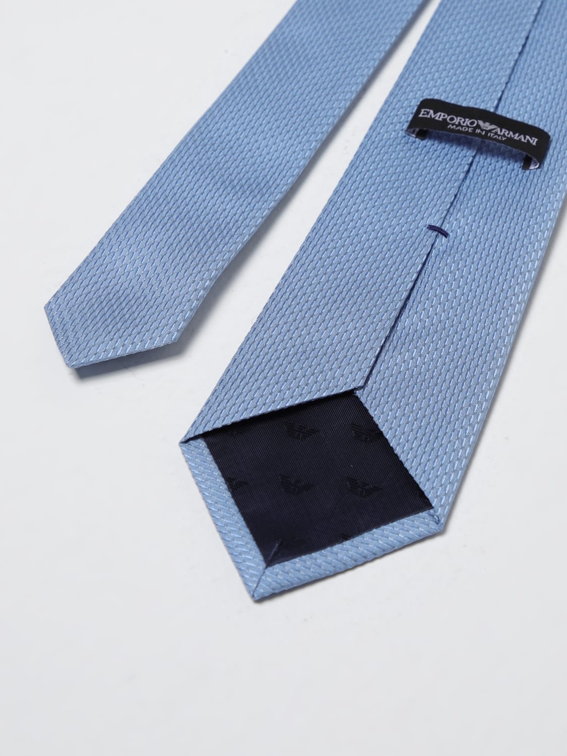 EMPORIO ARMANI TIE: Tie men Emporio Armani, Sky Blue - Img 2