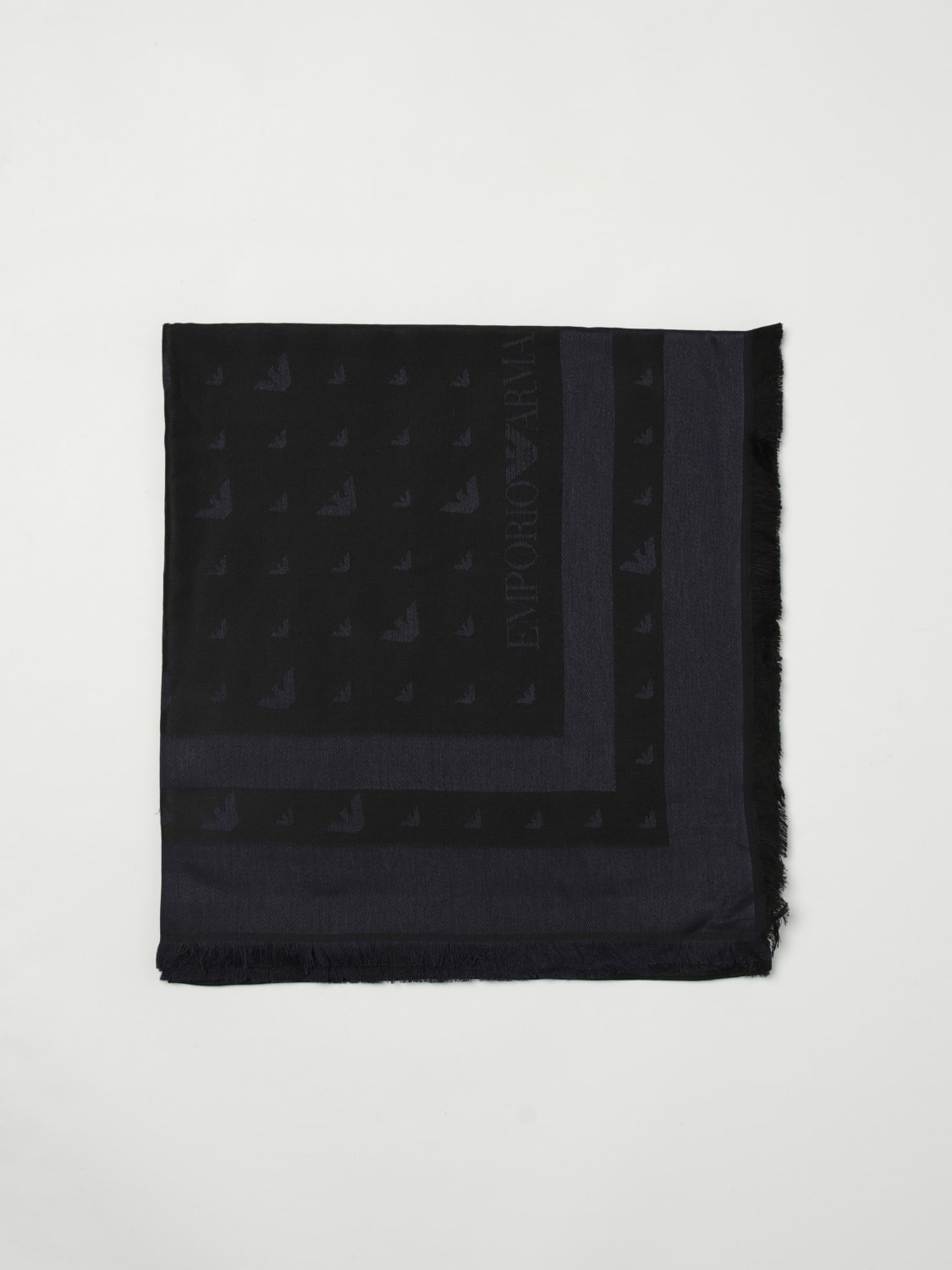 EMPORIO ARMANI SCARF: Scarf men Emporio Armani, Blue - Img 1