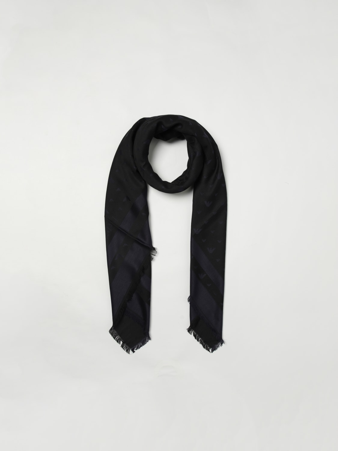 EMPORIO ARMANI SCARF: Scarf men Emporio Armani, Blue - Img 2