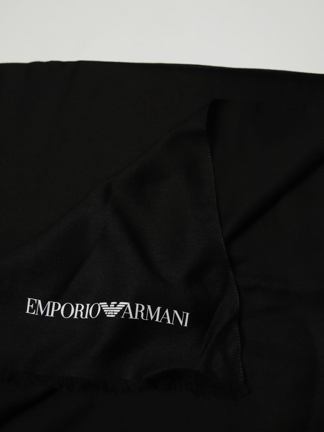 EMPORIO ARMANI SCARF: Scarf men Emporio Armani, Black - Img 3