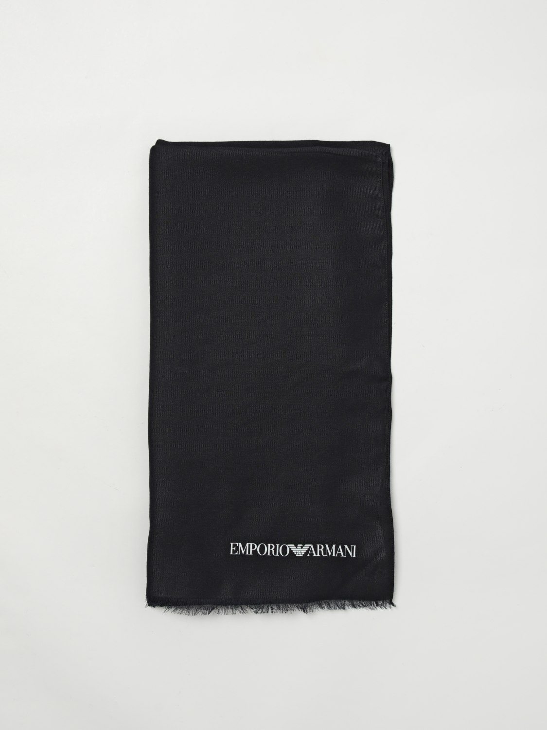 EMPORIO ARMANI BUFANDA: Bufanda hombre Emporio Armani, Azul Marino - Img 1