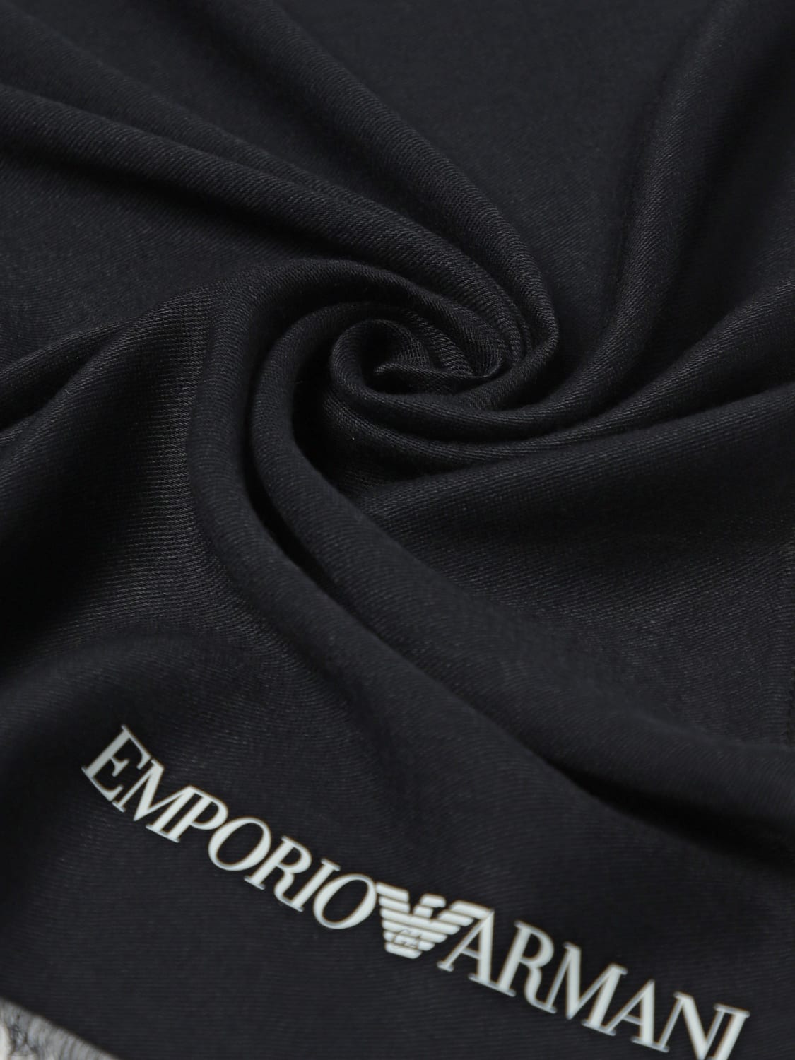 EMPORIO ARMANI BUFANDA: Bufanda hombre Emporio Armani, Azul Marino - Img 3