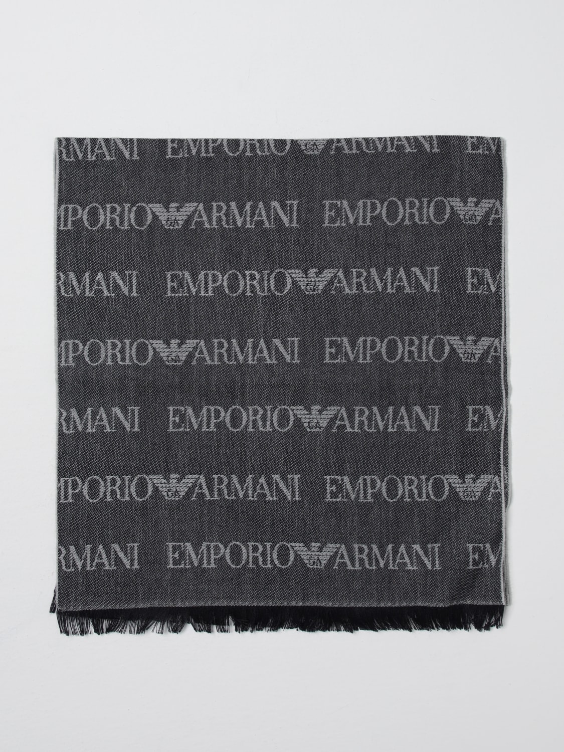 EMPORIO ARMANI SCARF: Scarf men Emporio Armani, Navy - Img 1