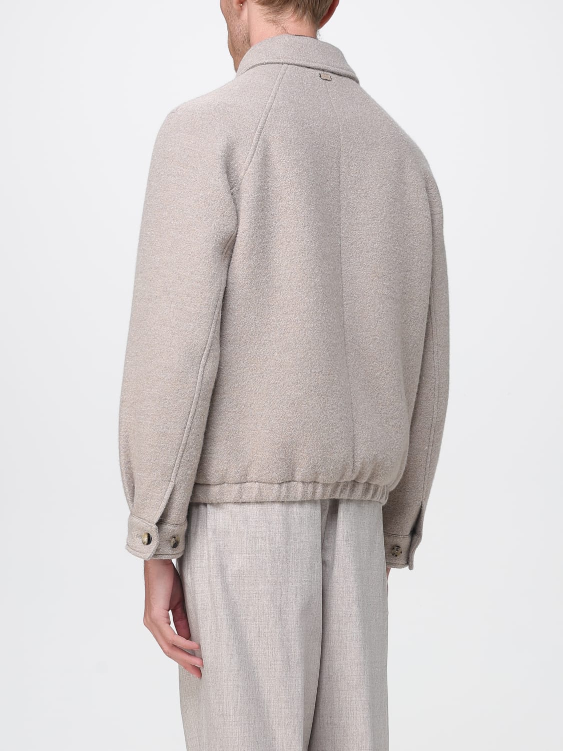 AGNONA 大衣: 大衣 男士 Agnona, 驼色 - Img 3