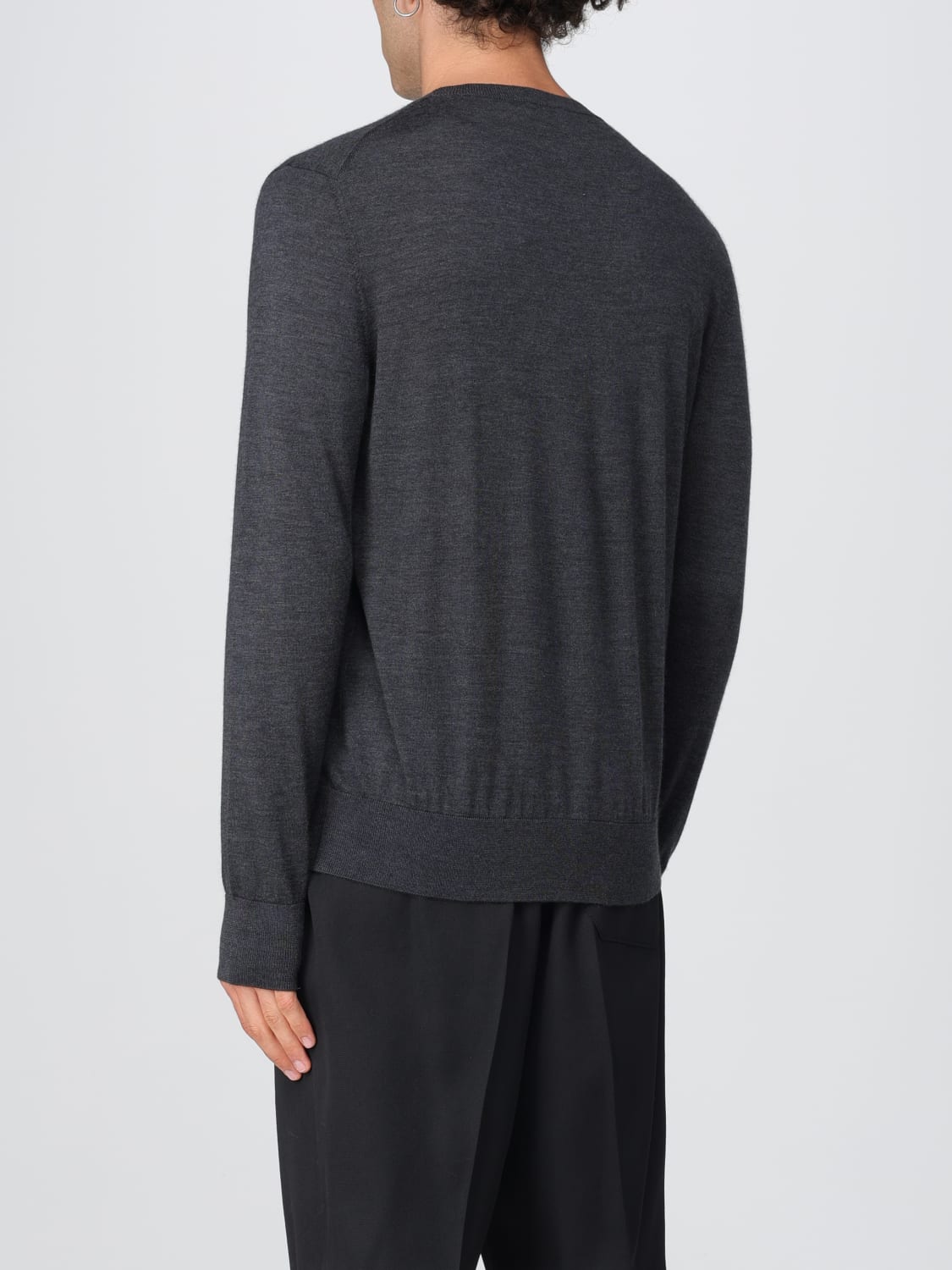 AGNONA SWEATER: Sweater men Agnona, Charcoal - Img 2
