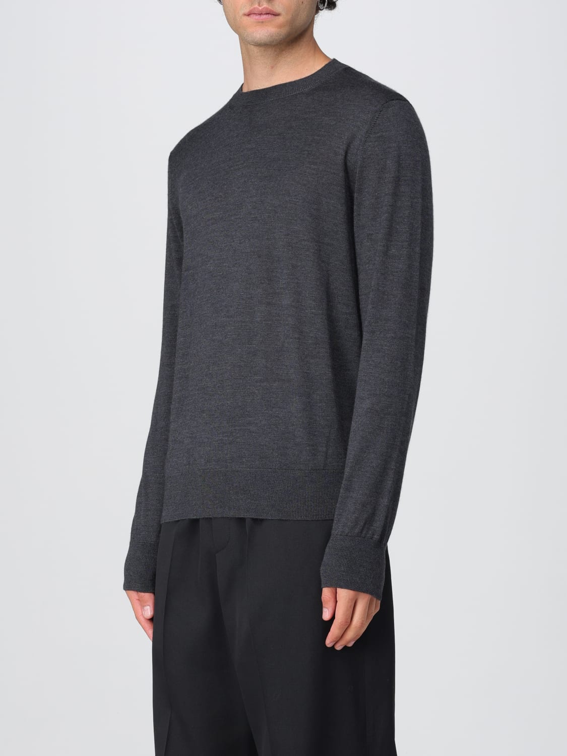 AGNONA SWEATER: Sweater men Agnona, Charcoal - Img 3