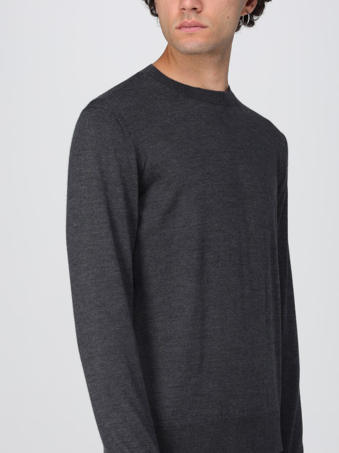 AGNONA SWEATER: Sweater men Agnona, Charcoal - Img 4