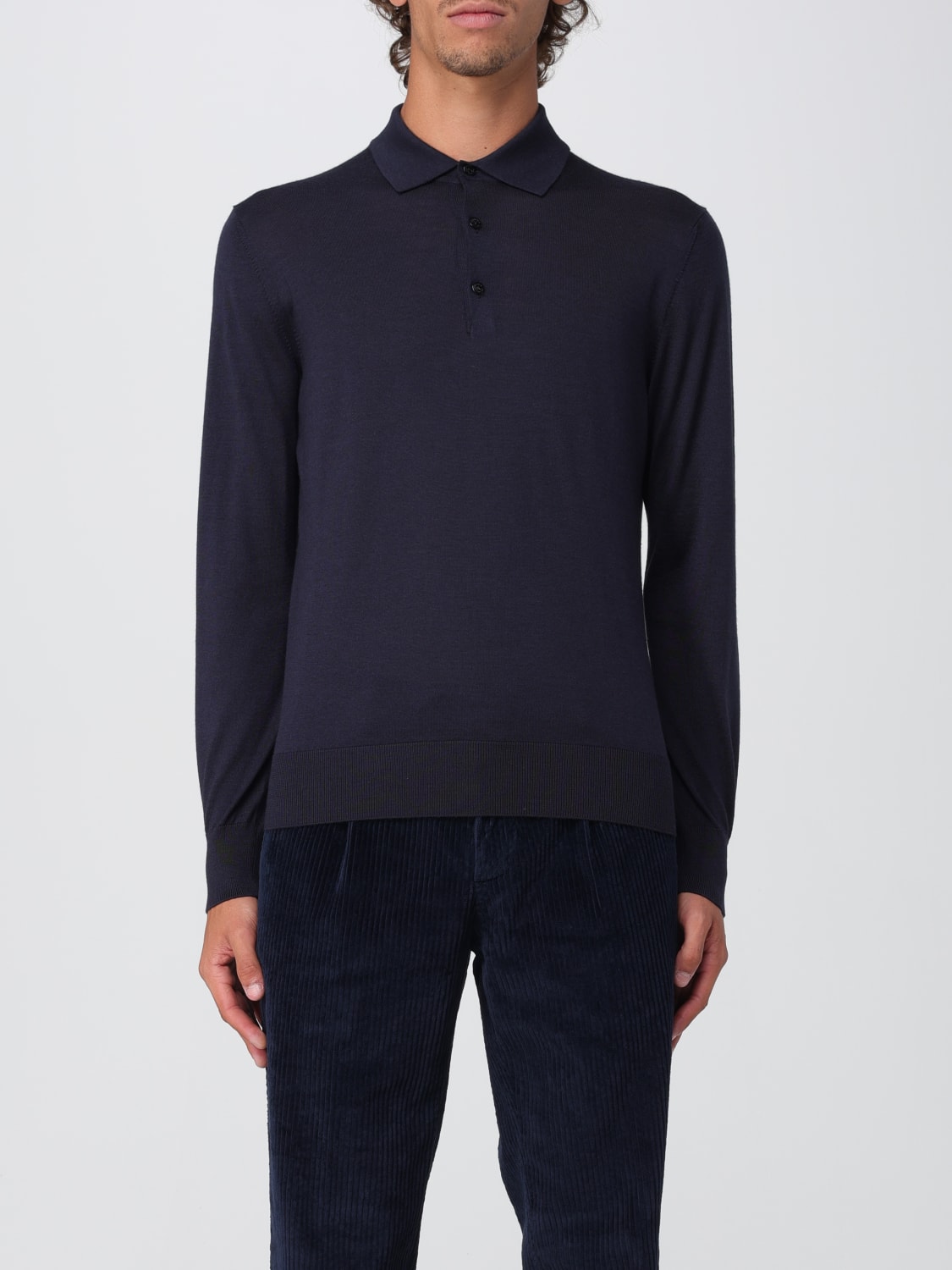AGNONA POLO: Pullover herren Agnona, Navy - Img 1