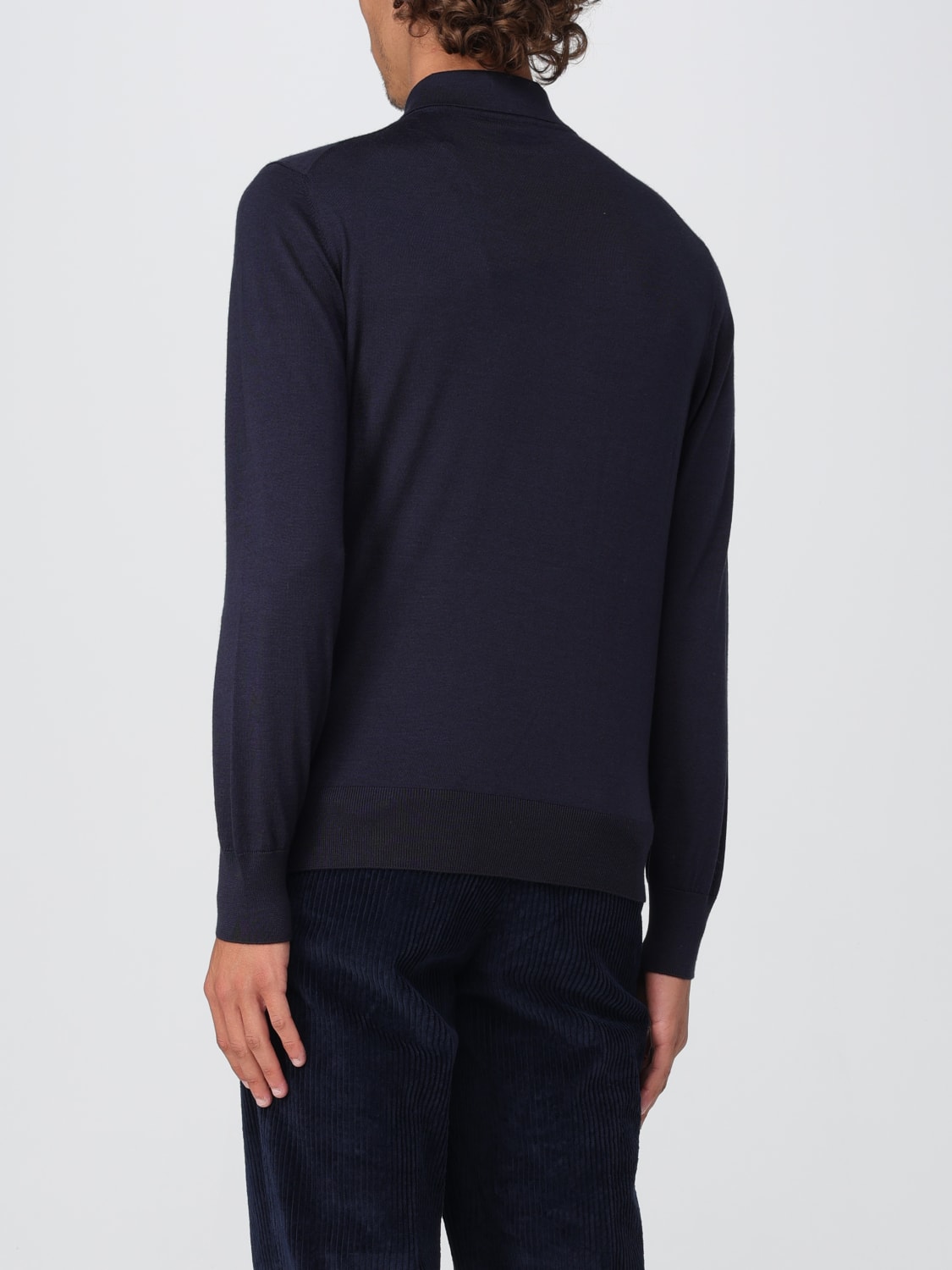 AGNONA POLO: Pullover herren Agnona, Navy - Img 2