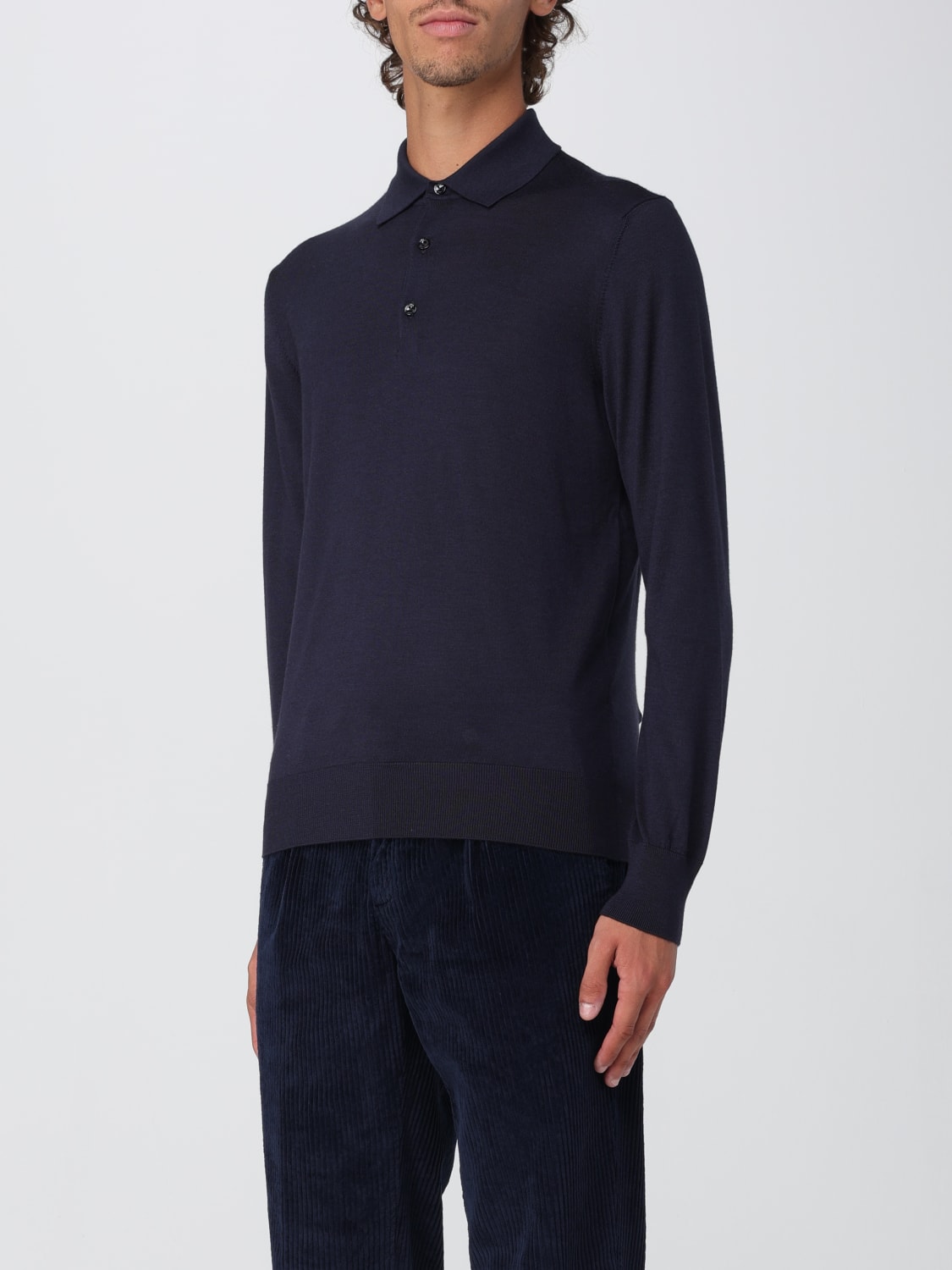 AGNONA POLO: Pullover herren Agnona, Navy - Img 3