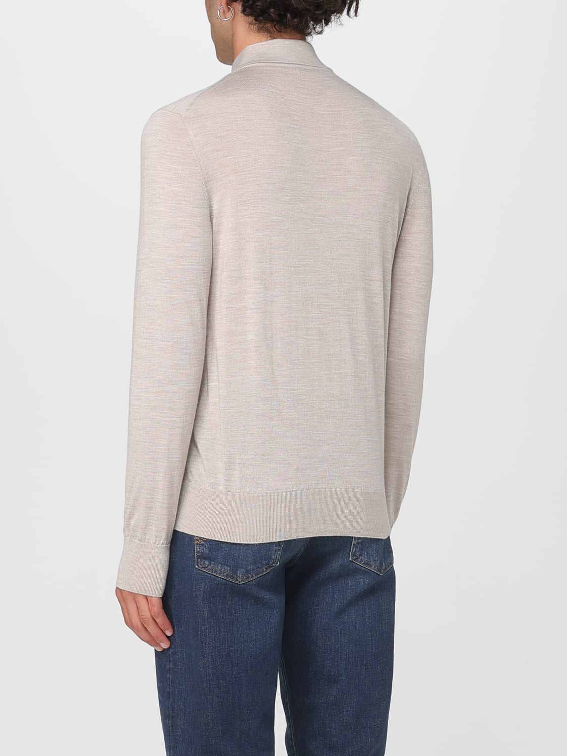 AGNONA POLO SHIRT: Sweater men Agnona, Champagne - Img 2