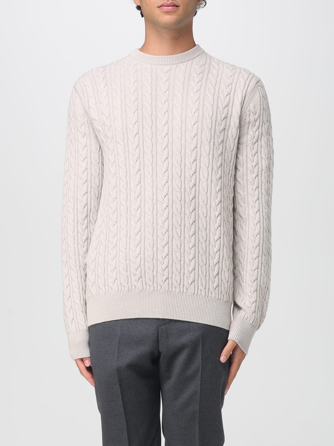 AGNONA SWEATER: Sweater men Agnona, Ivory - Img 1