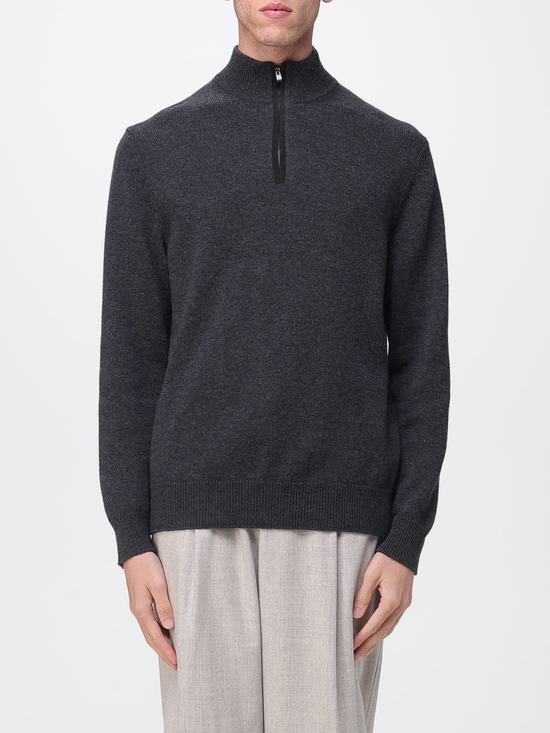 AGNONA SWEATER: Sweater men Agnona, Charcoal - Img 1