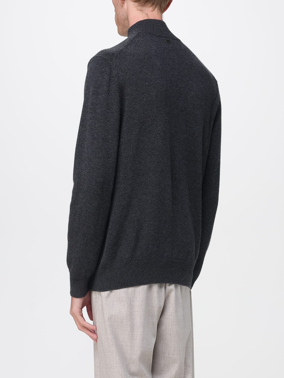 AGNONA SWEATER: Sweater men Agnona, Charcoal - Img 3