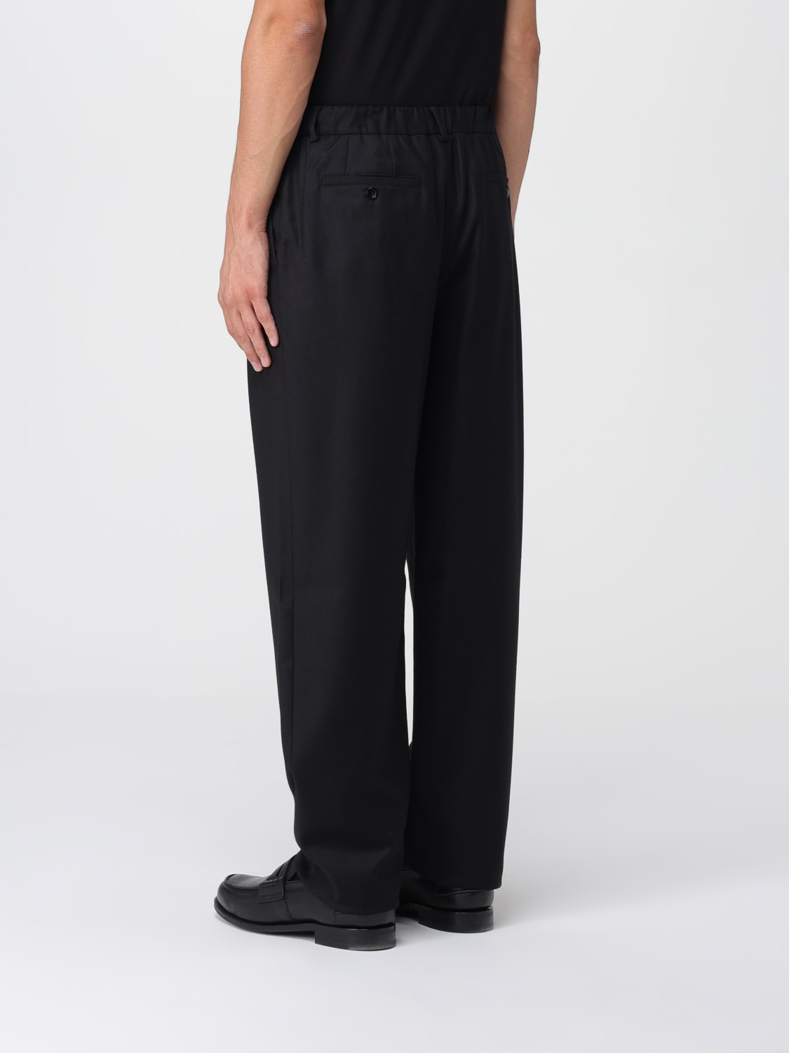 AGNONA HOSE: Hose herren Agnona, Schwarz - Img 2