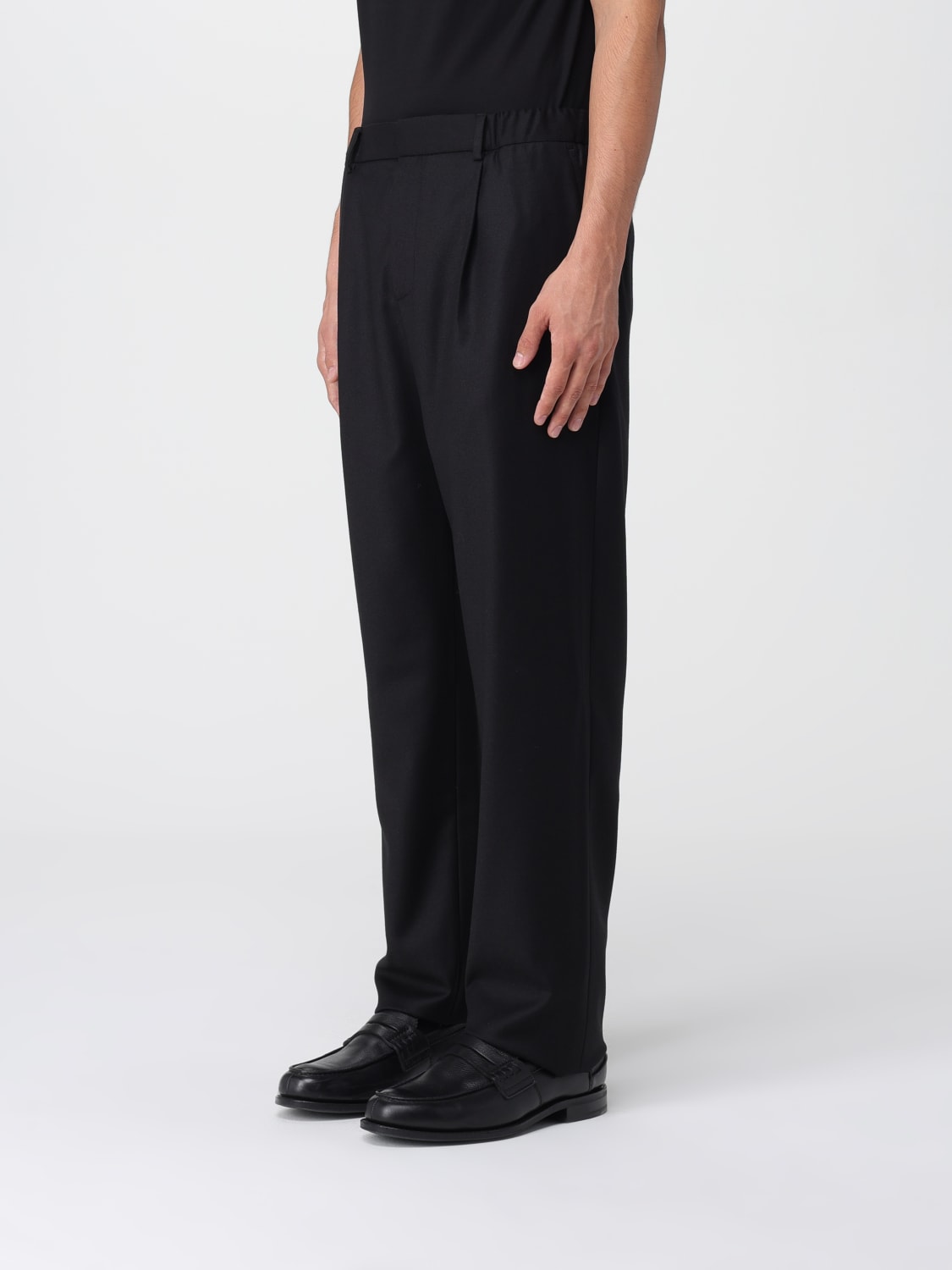 AGNONA HOSE: Hose herren Agnona, Schwarz - Img 3