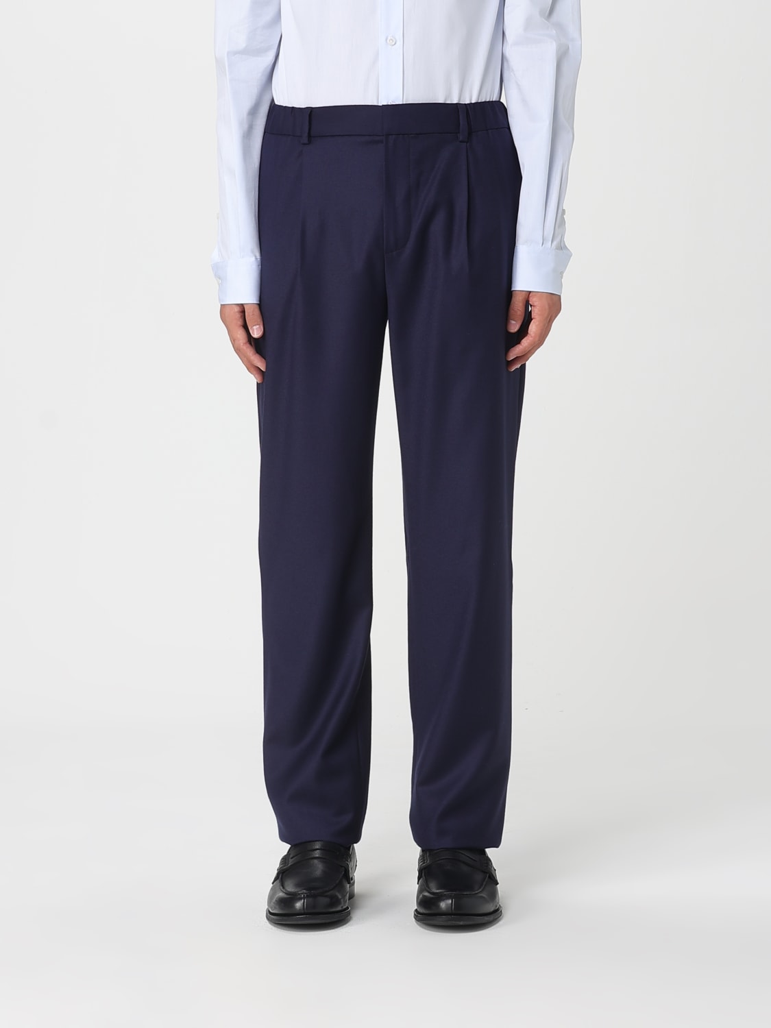 AGNONA PANTS: Pants men Agnona, Blue - Img 1