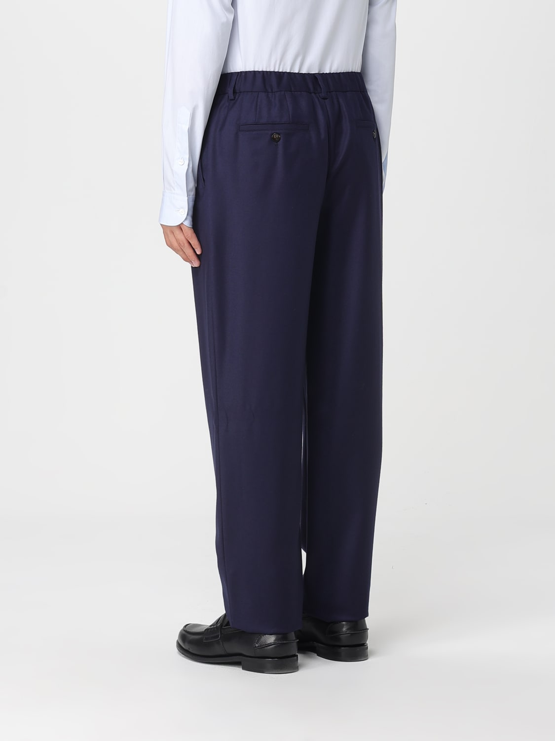 AGNONA PANTS: Pants men Agnona, Blue - Img 2