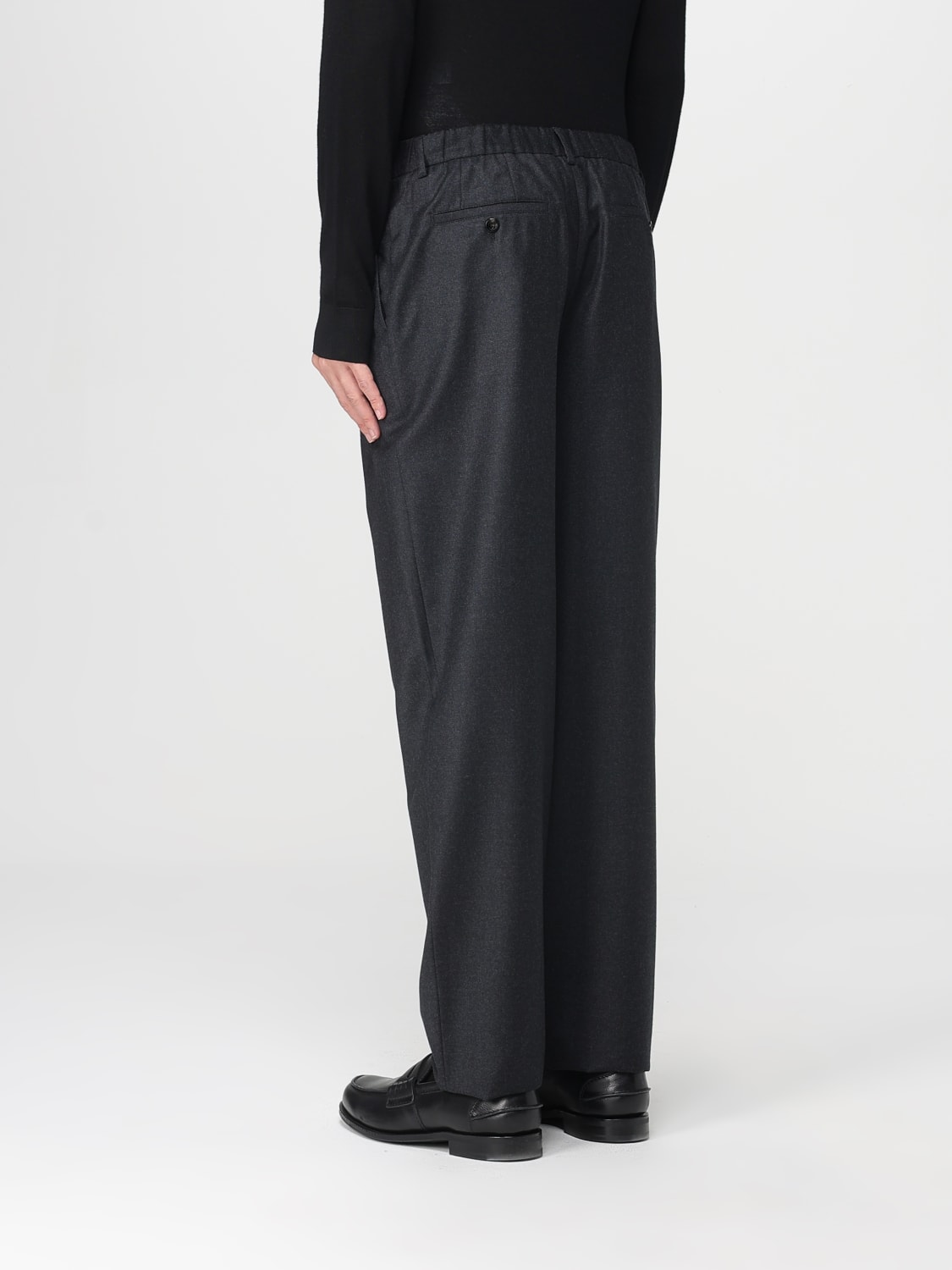 AGNONA PANTS: Pants men Agnona, Charcoal - Img 2