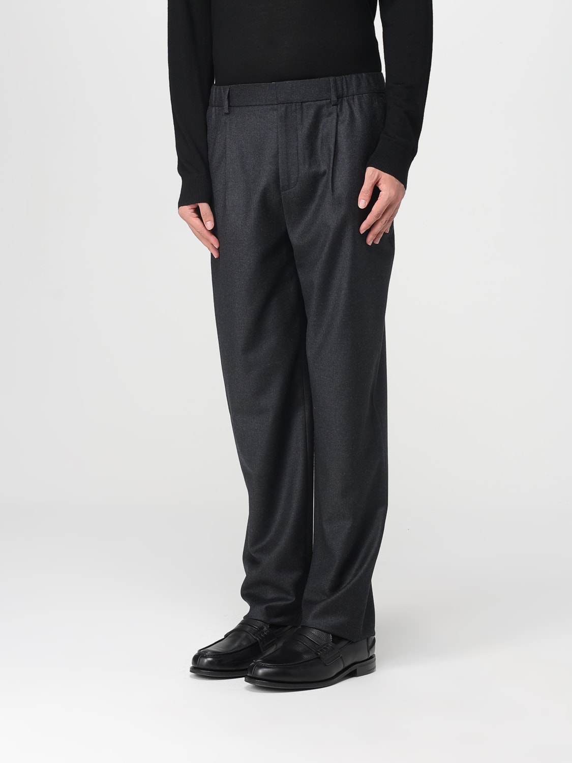 AGNONA PANTS: Pants men Agnona, Charcoal - Img 3