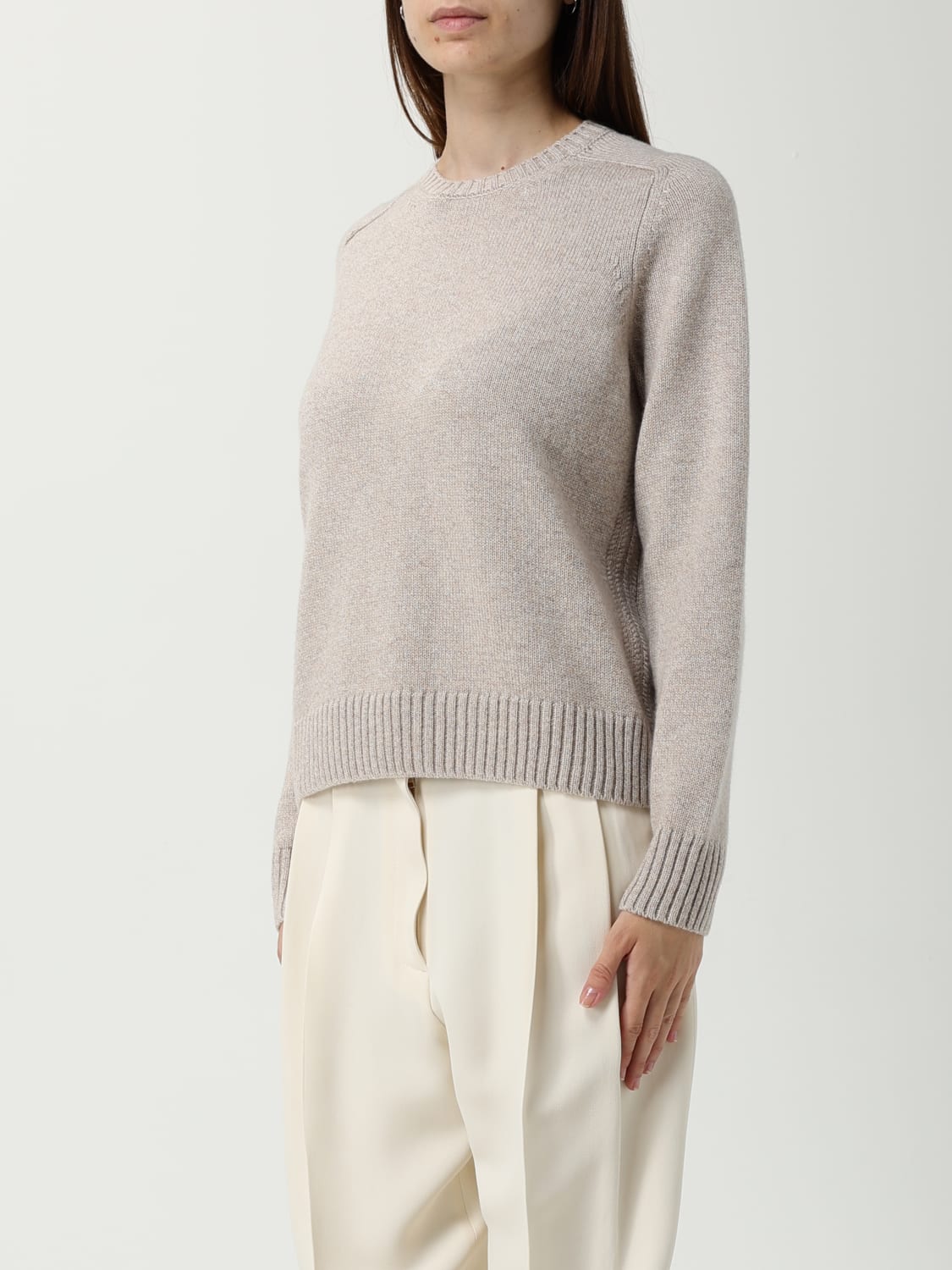 AGNONA PULLOVER: Pullover damen Agnona, Beige - Img 3