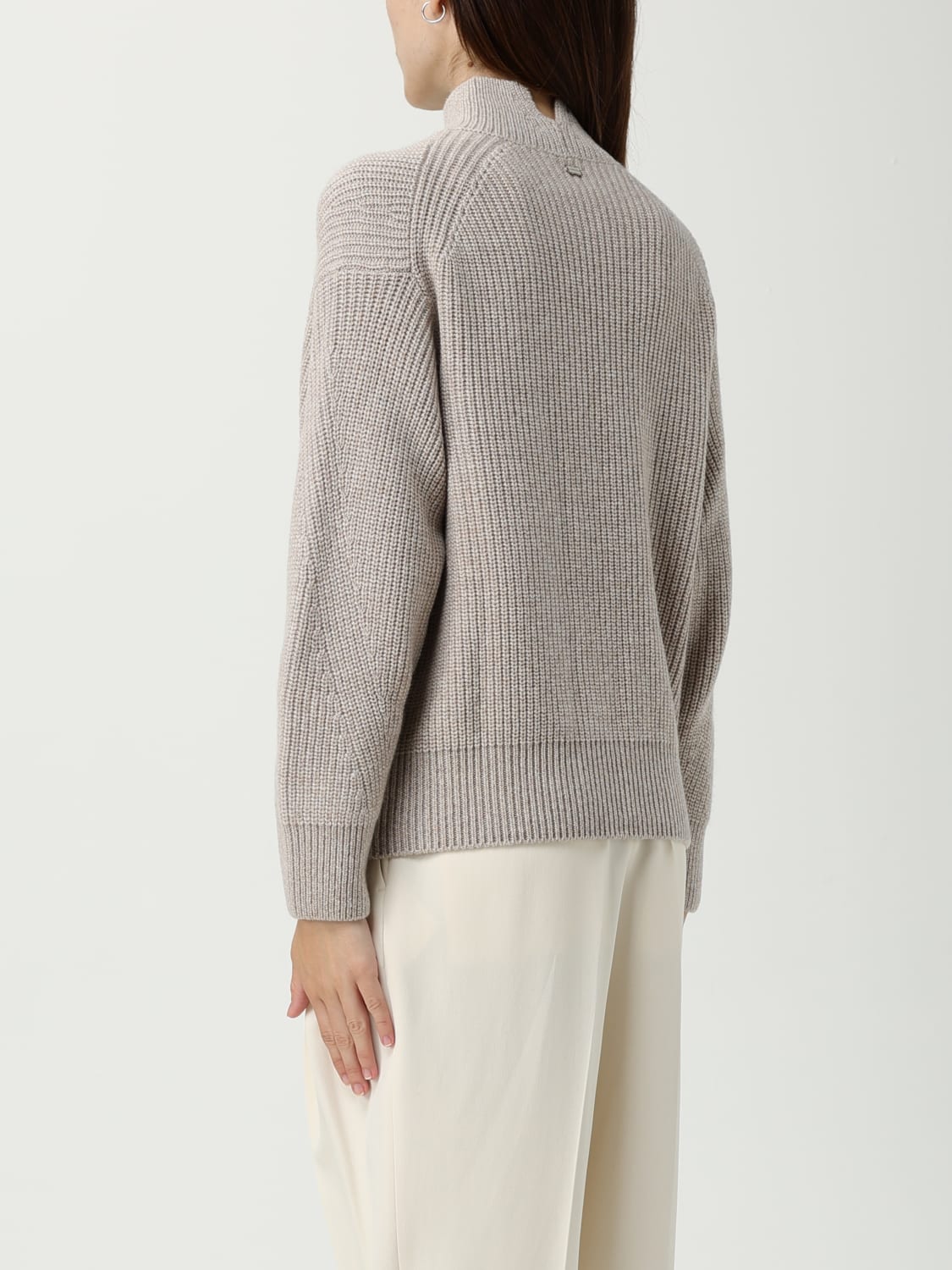 AGNONA PULL: Pull femme Agnona, Beige - Img 2