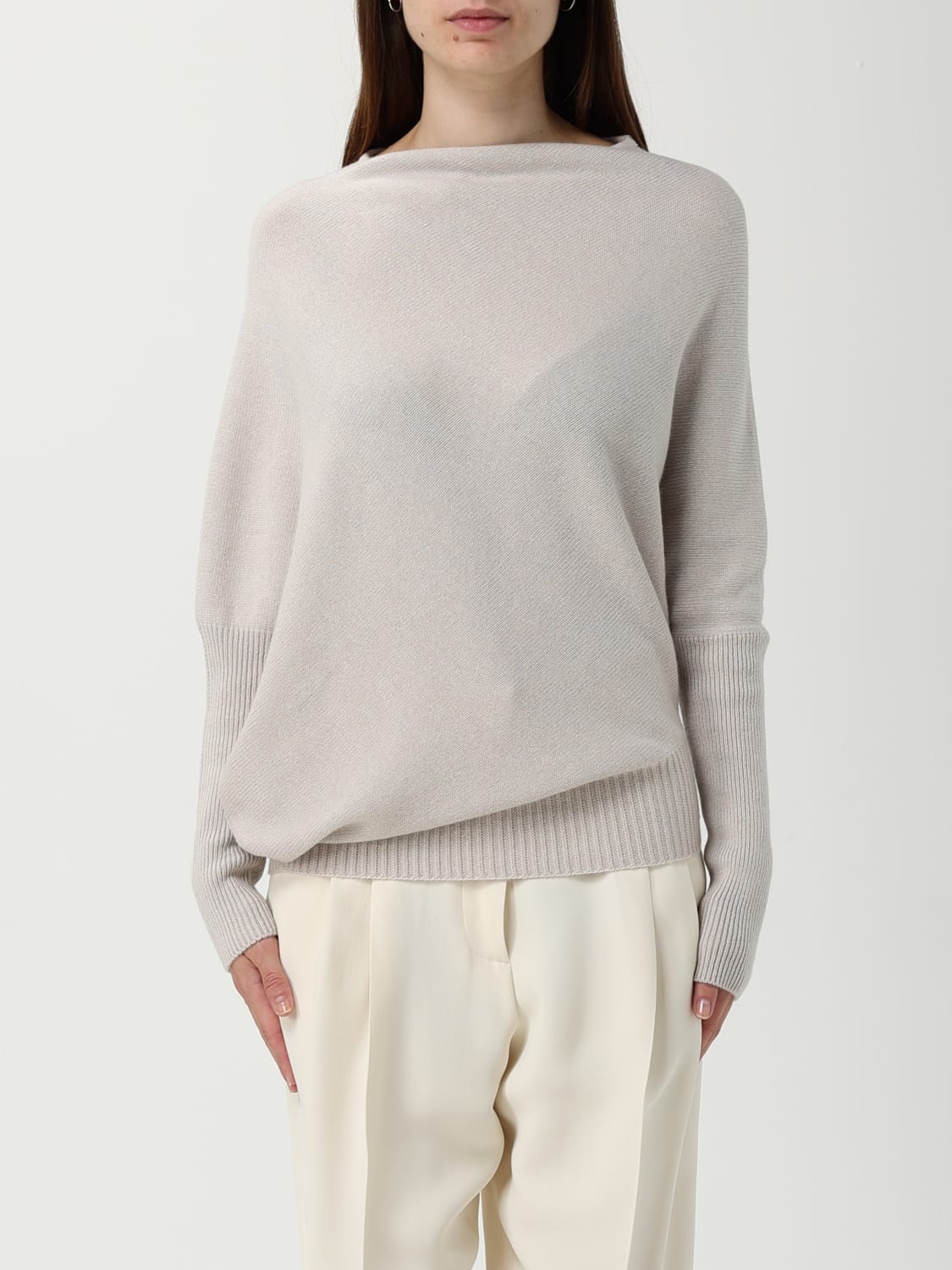 AGNONA SWEATER: Sweater woman Agnona, Ivory - Img 1