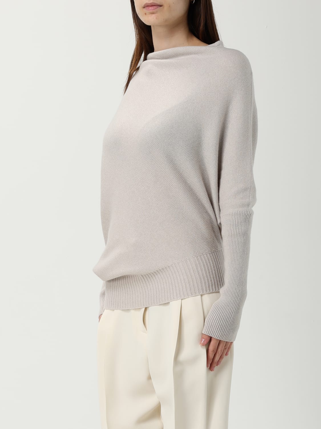 AGNONA SWEATER: Sweater woman Agnona, Ivory - Img 3