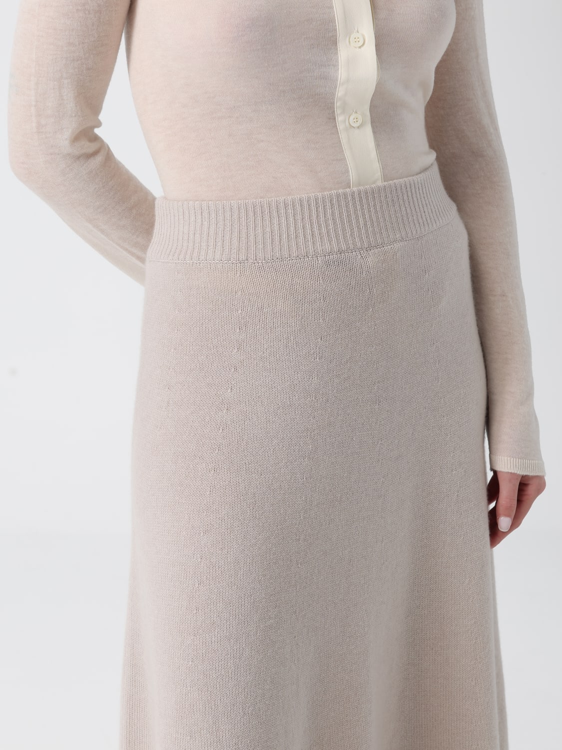 AGNONA SKIRT: Skirt woman Agnona, Ivory - Img 4