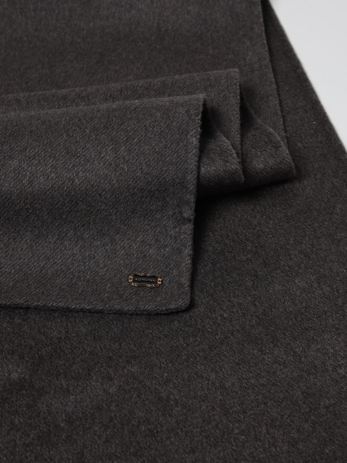 AGNONA BUFANDA: Bufanda mujer Agnona, Marrón - Img 3