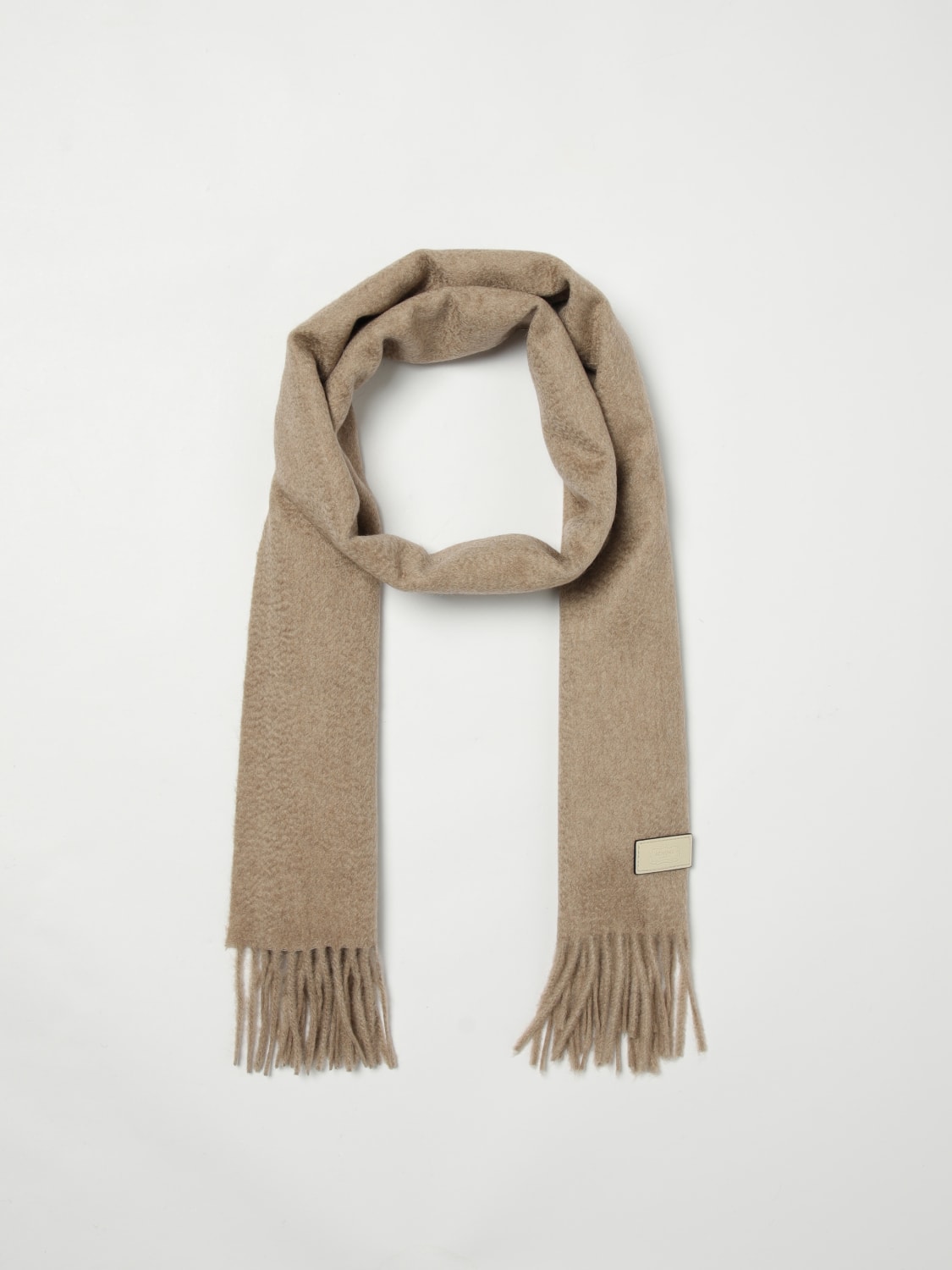 AGNONA SCIARPA: Sciarpa Agnona in cashmere , Cammello - Img 2