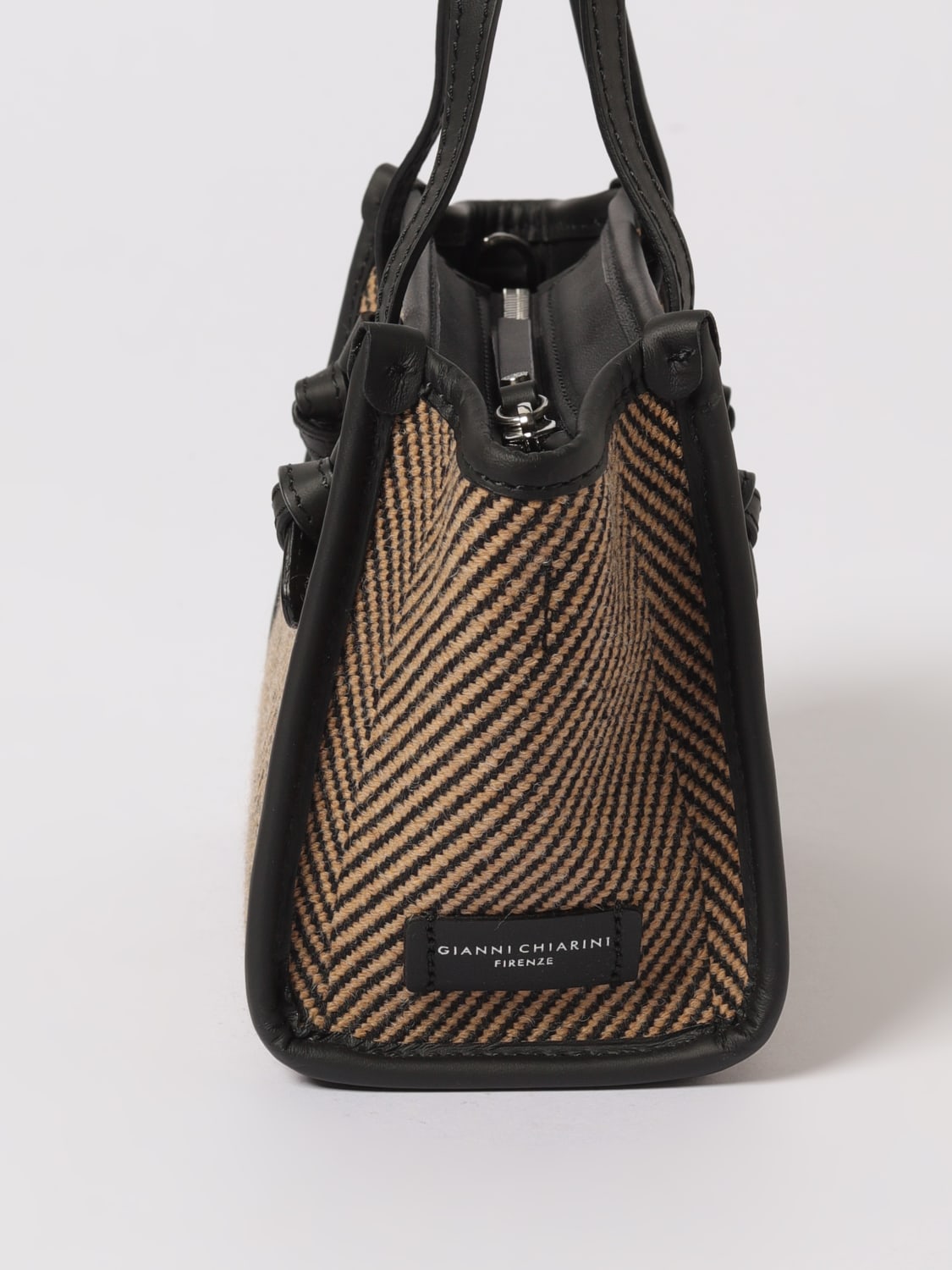 GIANNI CHIARINI MINI BAG: Shoulder bag woman Gianni Chiarini Club Marcella, Black - Img 3